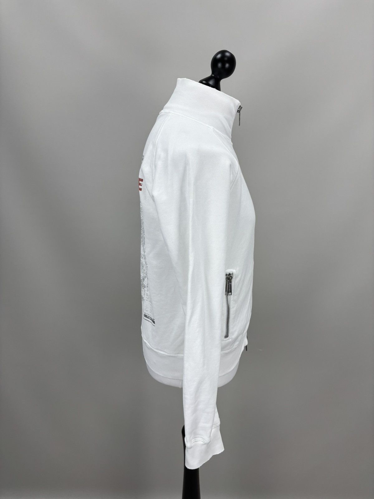 Dsquared2 Mens sweatshirt full zip Dsquared2 Size M Color White Size US M / EU 48-50 / 2 - 5 Thumbnail