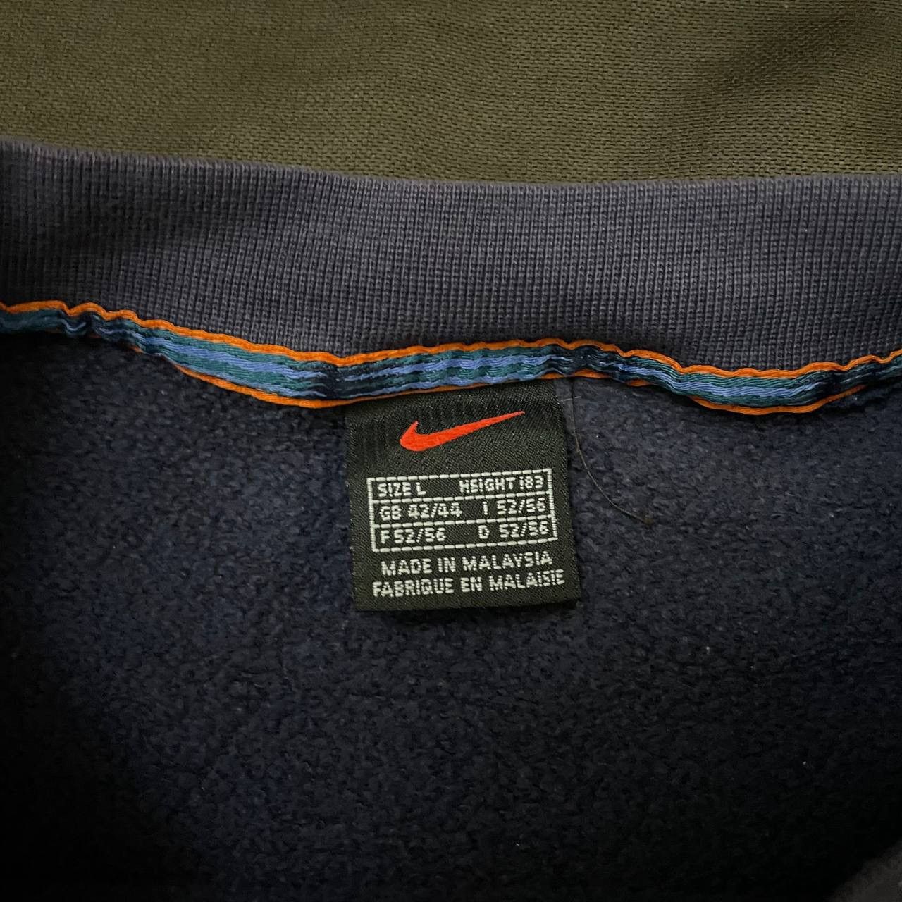 Nike × Vintage 🔥 Vintage Nike Big Logo Oversized Sweatshirt 🔥 Size US L / EU 52-54 / 3 - 3 Thumbnail