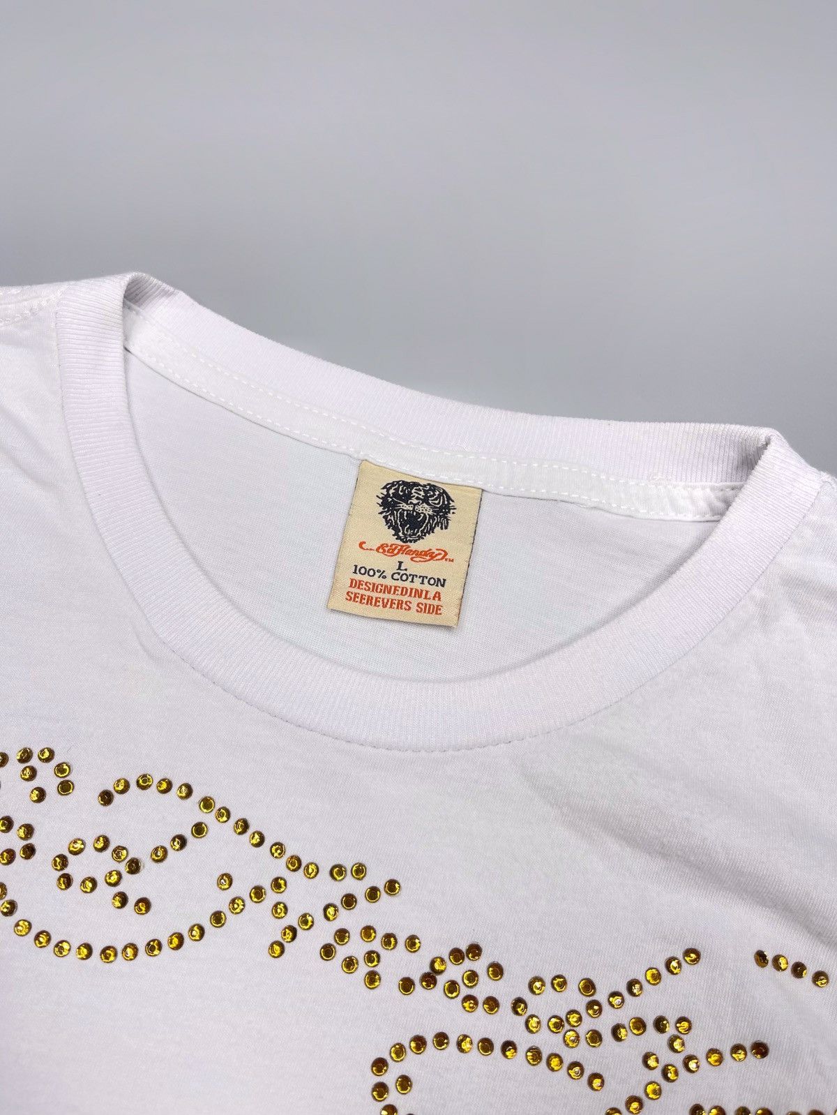 Ed Hardy × Vintage Vintage Y2k Ed Hardy Love Kills Slowly Tee Skull Size S / US 4 / IT 40 - 6 Thumbnail