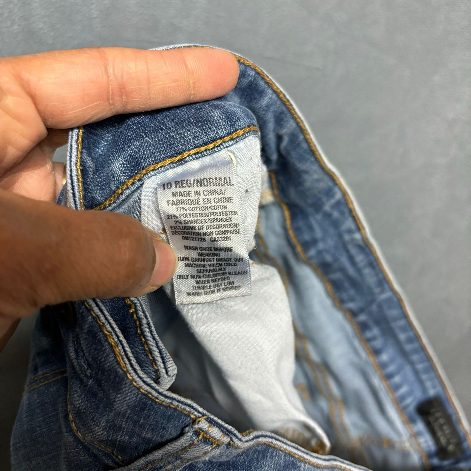 Aeropostale Aeropostale Jegging Jeans 10 Reg Womens Stretch Distress Y2K Size 32" / US 10 / IT 46 - 3 Thumbnail