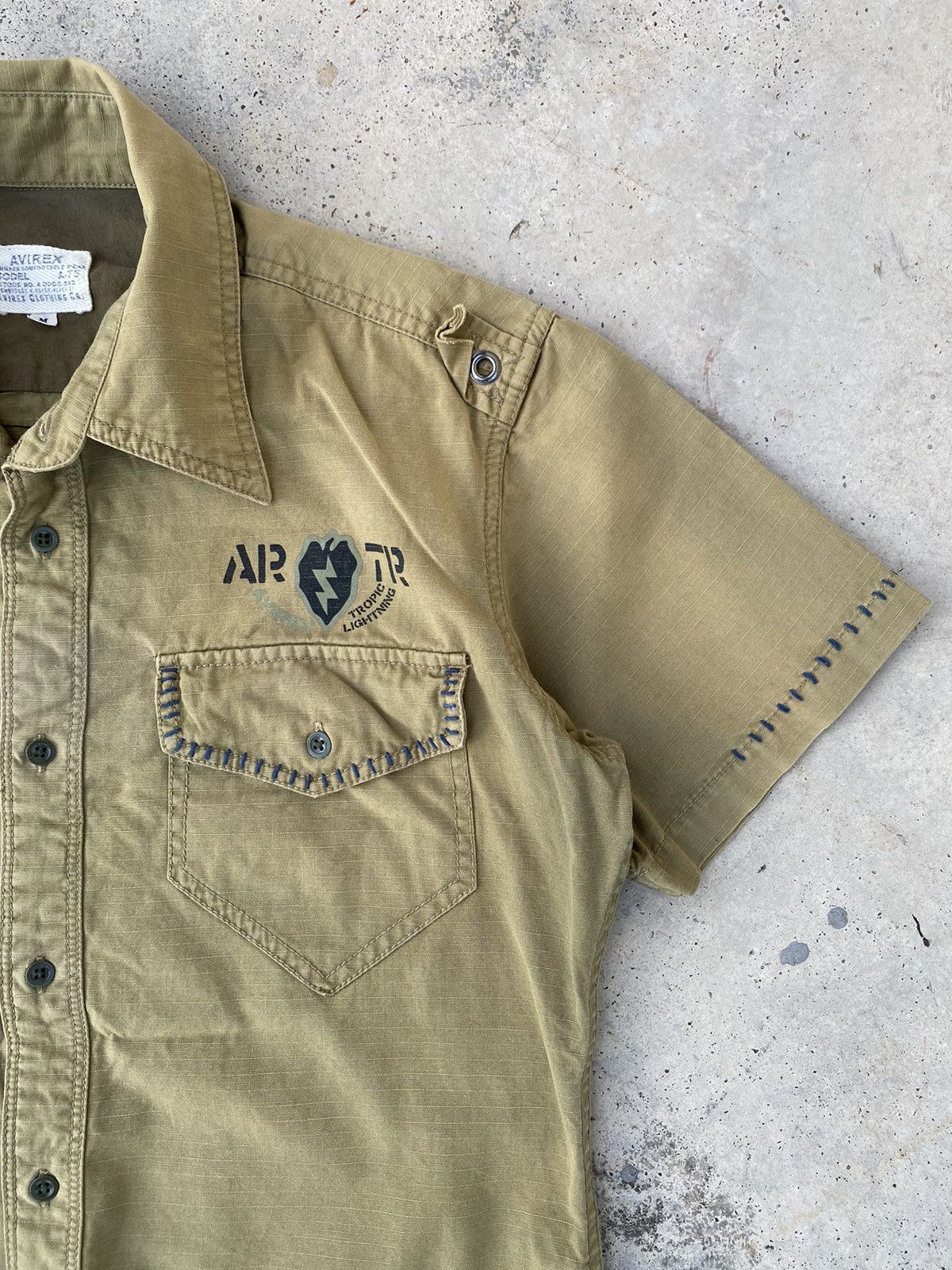 Avirex Faded Avirex Patches Logo Vietnam War Works Shirt Size US M / EU 48-50 / 2 - 8 Thumbnail