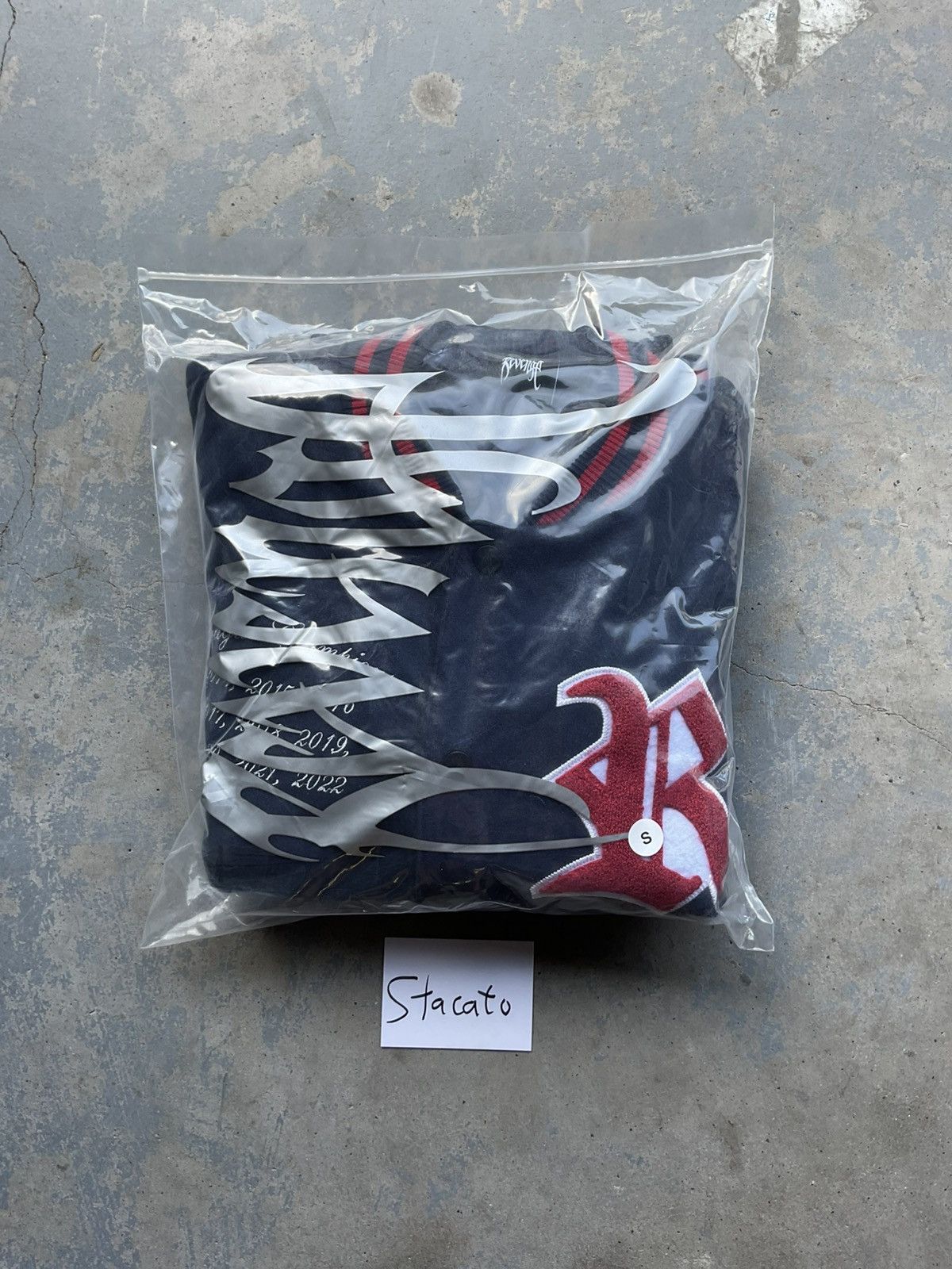 Revenge Revenge Rottweiler Varsity Jacket Navy/Red Size US S / EU 44-46 / 1 - 9 Thumbnail