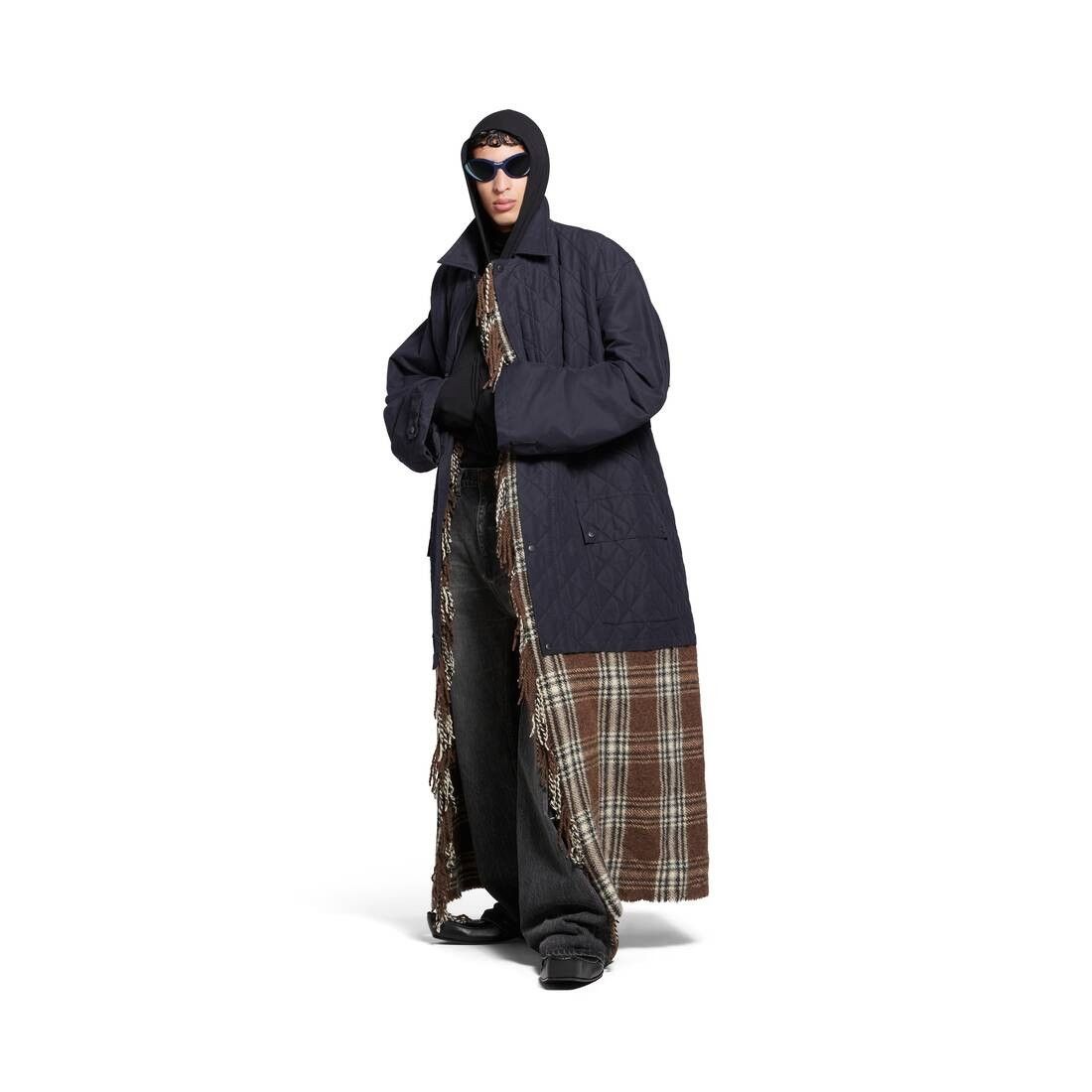 Balenciaga o1tr1nto1025 Layered Parka in Black Size US S / EU 44-46 / 1 - 2 Thumbnail