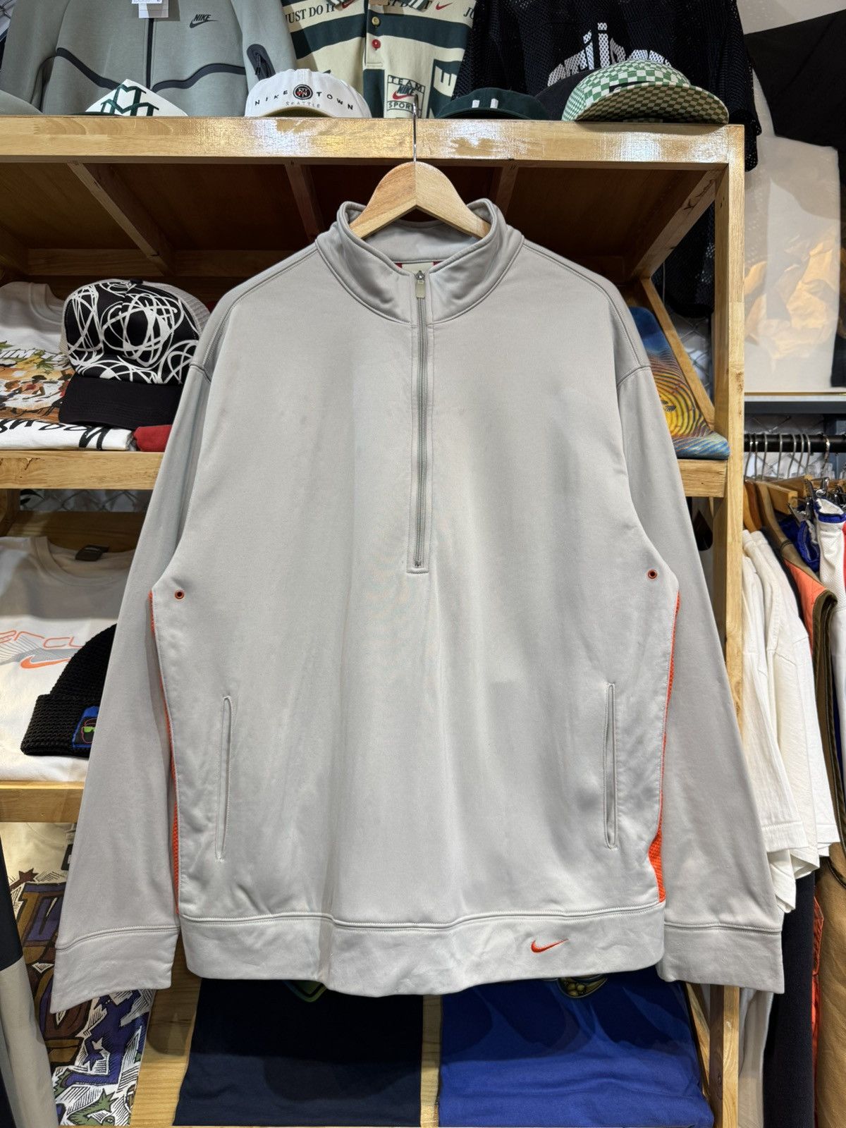 Nike Vintage Nike Presto Half-Zip Sweat Size US XL / EU 56 / 4 - 1 Thumbnail