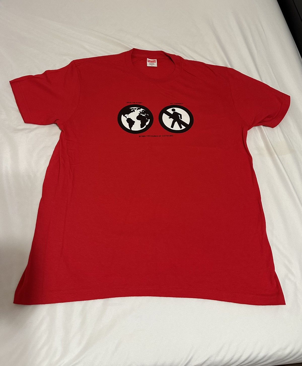 Supreme Supreme Save The Planet Tee Size US M / EU 48-50 / 2 - 1 Thumbnail
