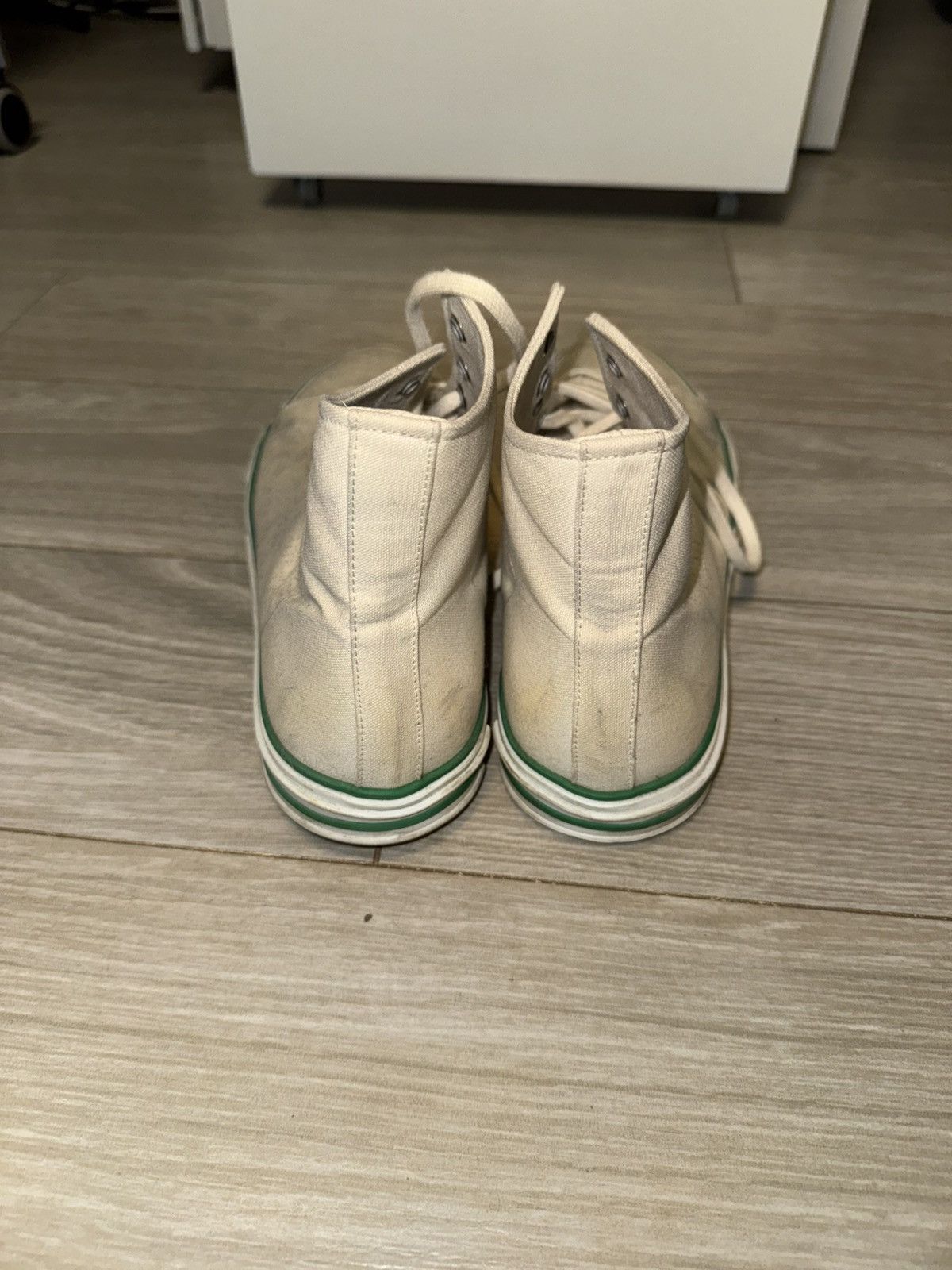 Balenciaga Balenciaga White Matches High-Top Sneakers Size US 9 / EU 42 - 4 Thumbnail