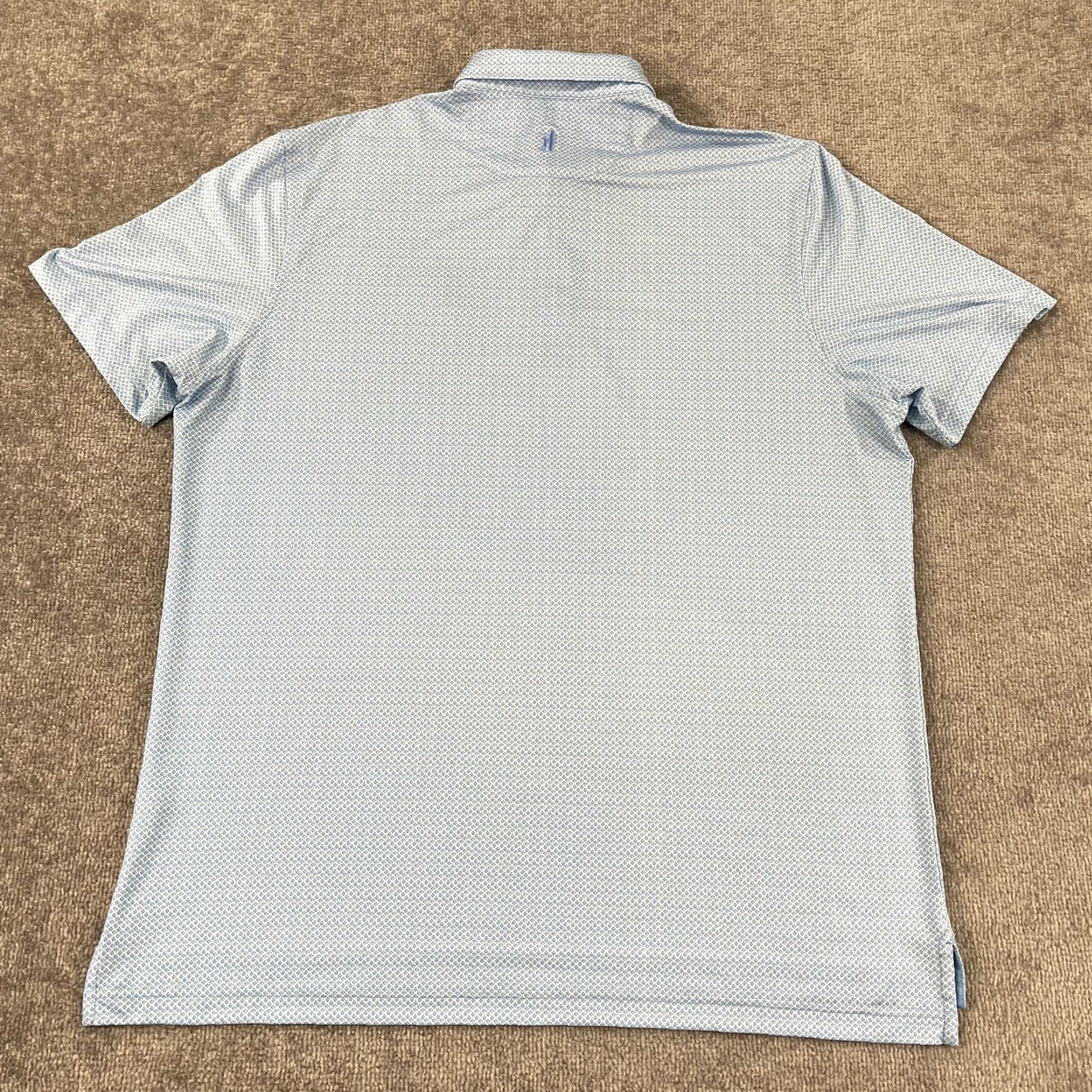 johnnie-O JOHNNIE-O Polo Shirt Men XL Blue White Geometric Performance Golf Sport Polo Shirt Men XL Blue White Geometric Performance Golf Sport Size US XL / EU 56 / 4 - 4 Thumbnail