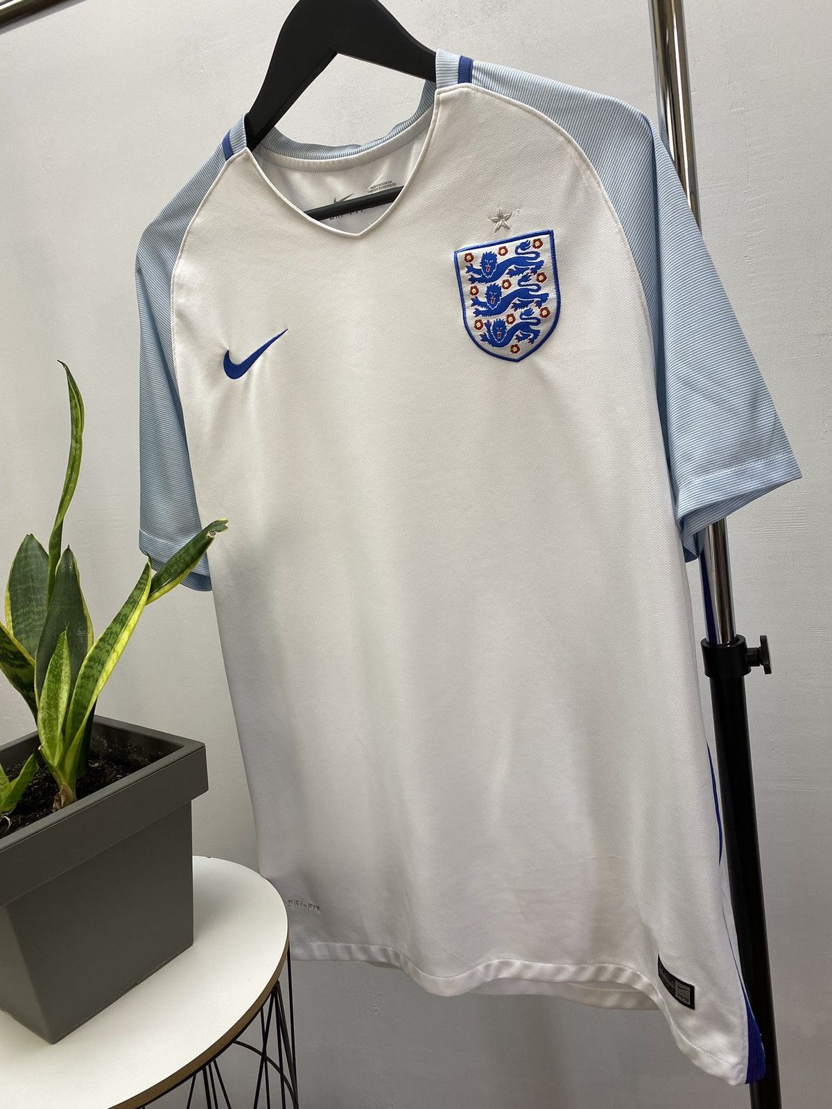 Nike × Vintage Vintage England 2016 Nike Soccer Jersey y2k blokcore Size US XL / EU 56 / 4 - 2 Thumbnail