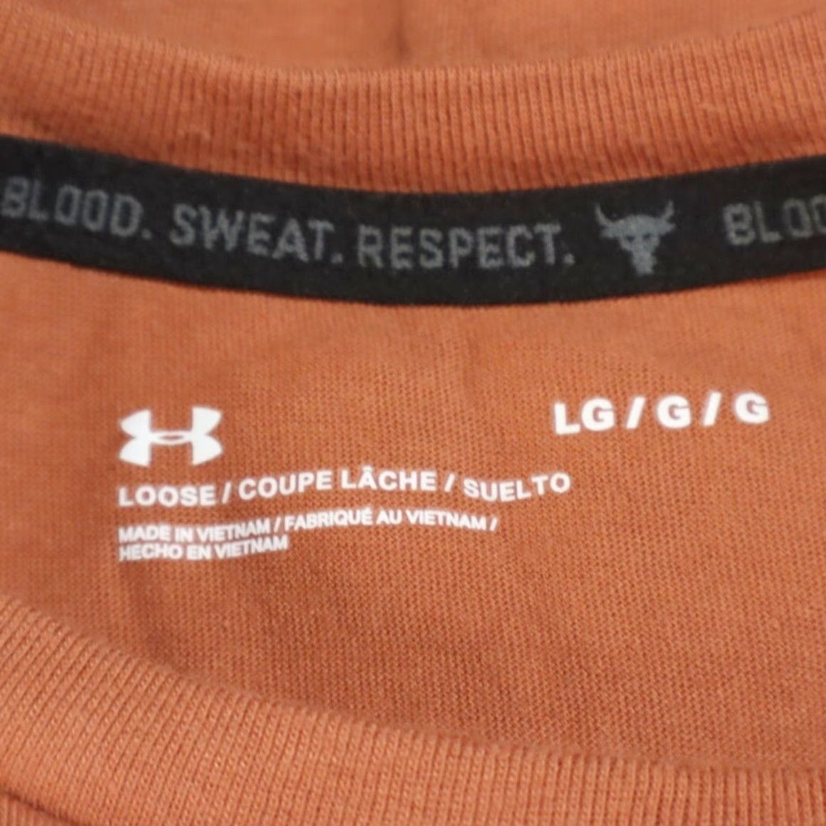 Under Armour Under Armour Project Rock Iron Paradise Solid T-Shirt Orange Men's L Size US L / EU 52-54 / 3 - 5 Thumbnail