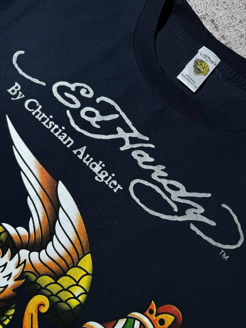 Christian Audigier × Ed Hardy × Vintage Ed Hardy by Christian Audigier Vintage T-shirt Japanese y2k Size US L / EU 52-54 / 3 - 6 Thumbnail