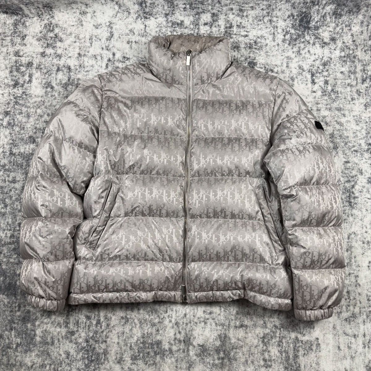 Dior Dior Oblique ‘Silver’ Down Jacket Size US XL / EU 56 / 4 - 1 Thumbnail