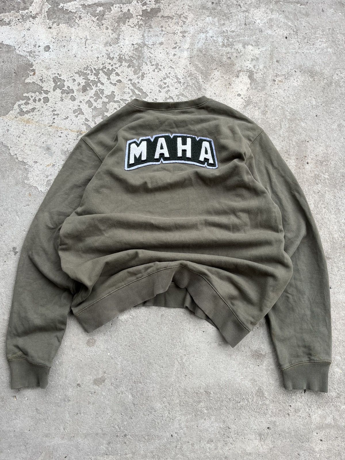 Maharishi Maharishi Vintage Big Embroidered Logo Crewneck Sweatshirt Size US XXL / EU 58 / 5 - 2 Thumbnail