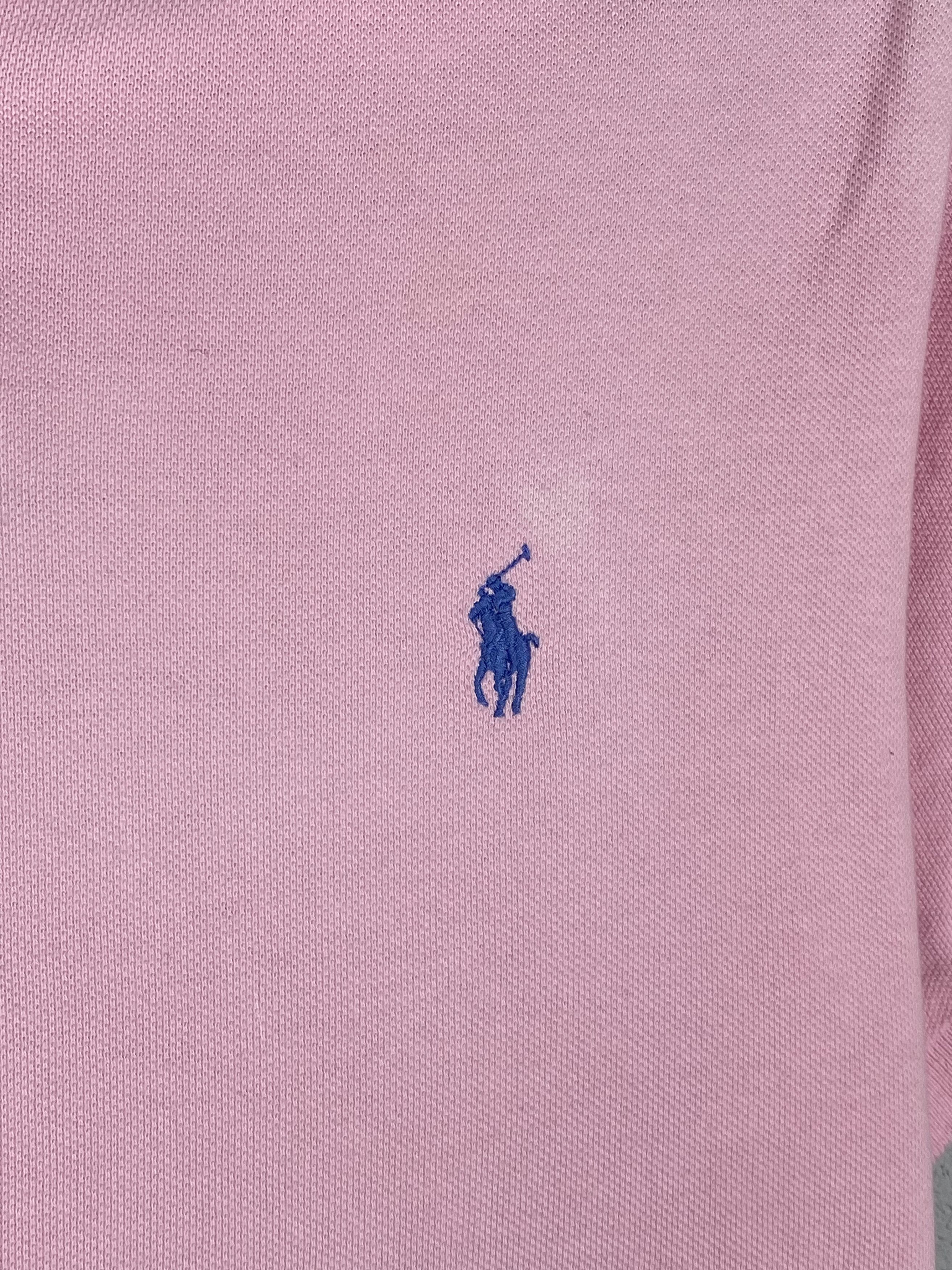 Polo Ralph Lauren × Ralph Lauren × Vintage Kanye West Polo Ralph Lauren Vintage Polo T-Shirt Pink Size US L / EU 52-54 / 3 - 4 Thumbnail