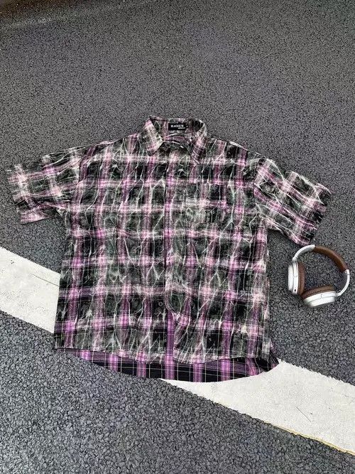Japanese Brand Vintage High Street Hip Hop Plaid Button Down Shirt Size US L / EU 52-54 / 3 - 1 Thumbnail