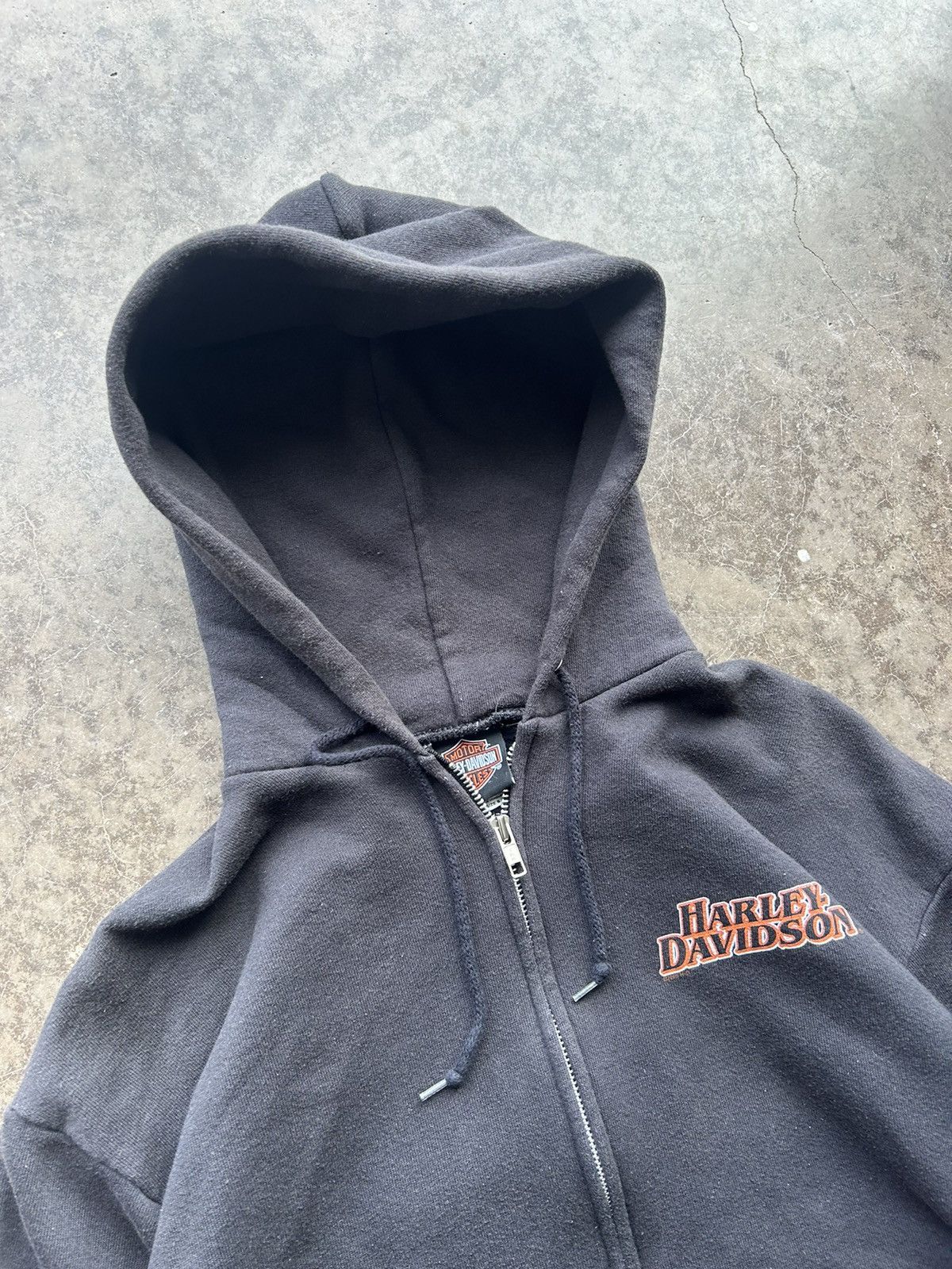 Harley Davidson × Vintage *FINAL DROP* Y2K Zip Up Harley Hoodie Size US S / EU 44-46 / 1 - 5 Thumbnail