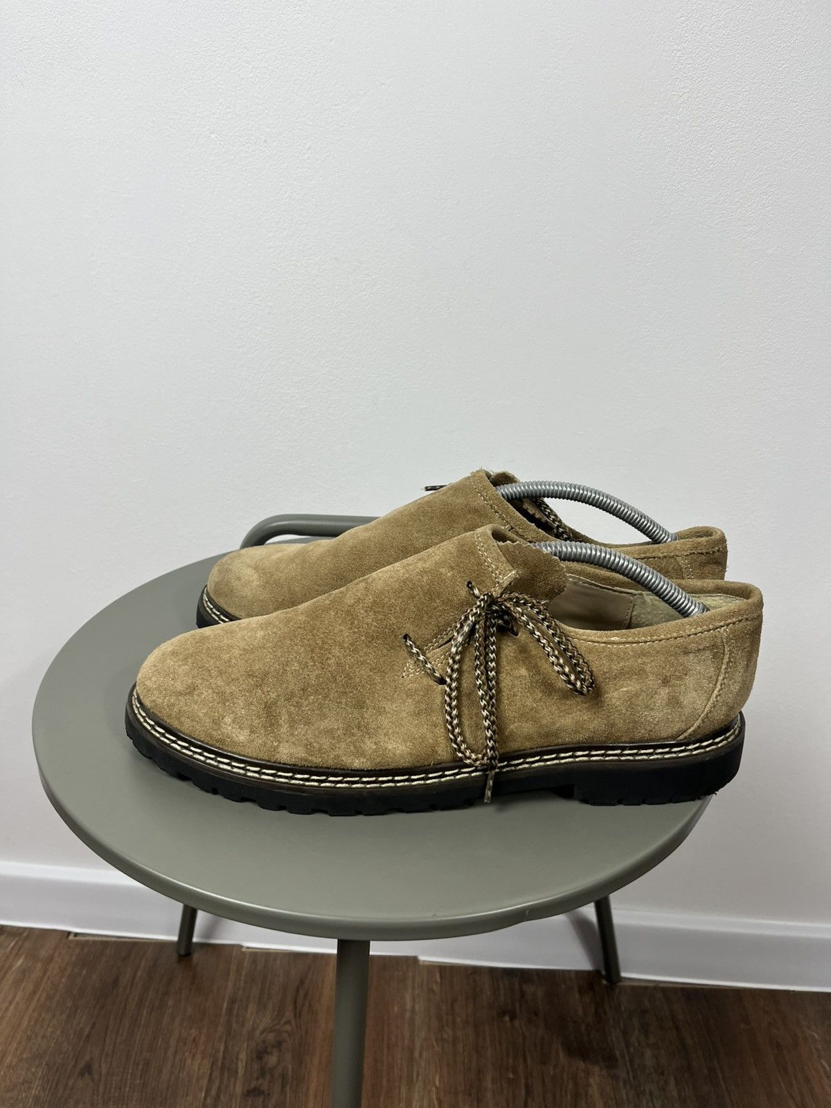 Other Alpin Suede Leather Shoes Beige Size 46 EU Chunky Sole Size US 12 / EU 45 - 6 Thumbnail