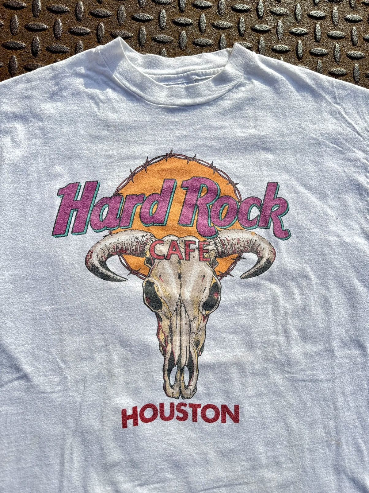 Band Tees × Hard Rock Cafe × Vintage 1996 Hard Rock Cafe Houston Vintage 90’s Texas T-Shirt Size US L / EU 52-54 / 3 - 2 Thumbnail