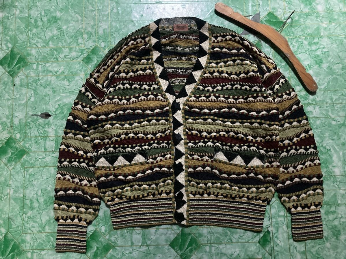 Missoni Vintage Cardigan Missoni Style Coogi Size US L / EU 52-54 / 3 - 1 Thumbnail