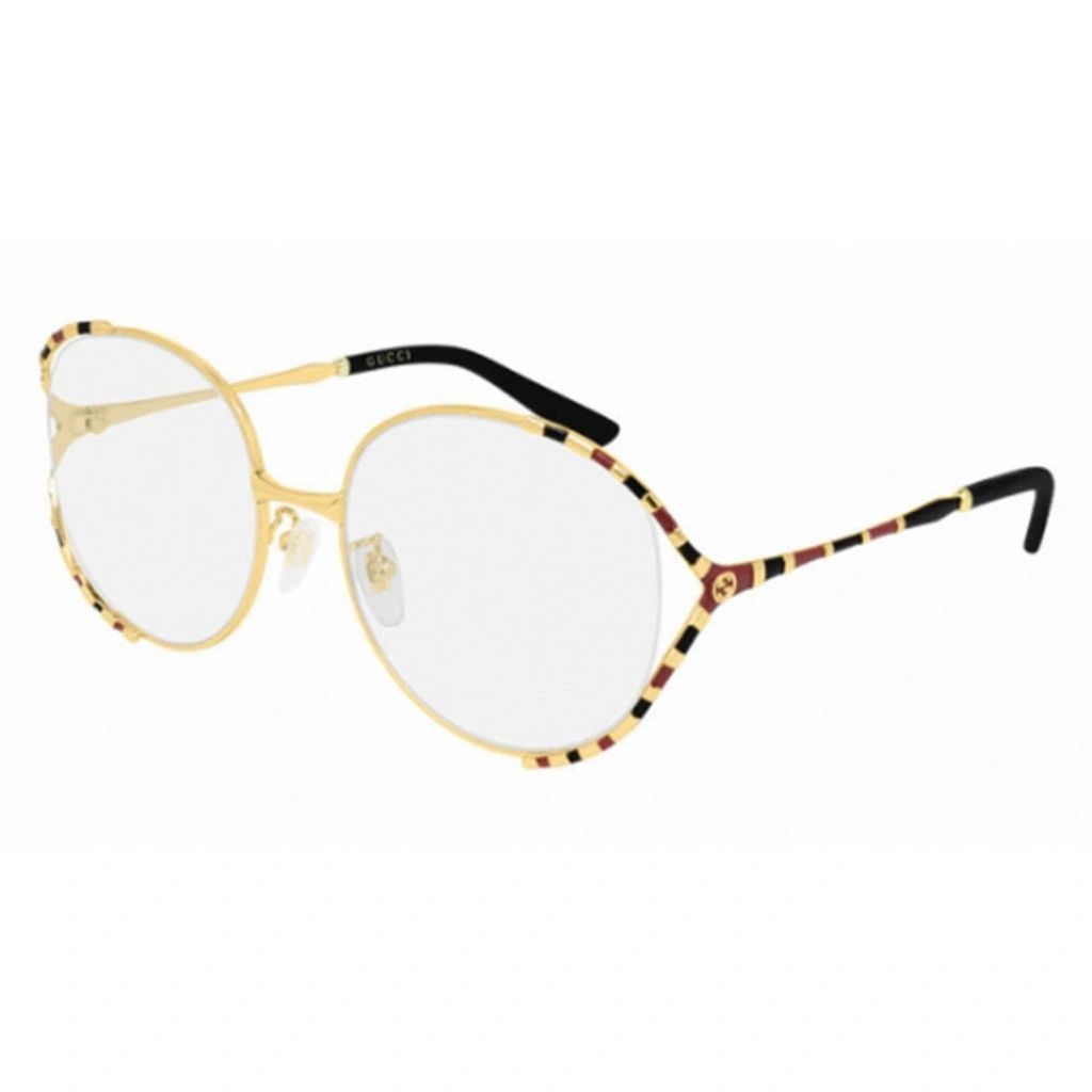 Gucci Gucci Demo Round Ladies Eyeglasses GG0596OA 003 58 Size ONE SIZE - 1 Thumbnail