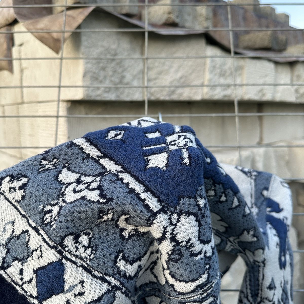 Tory Burch Tory Burch Tapestry Jacquard Sweater Knitwear M Damask Wool Size M / US 6-8 / IT 42-44 - 14 Thumbnail