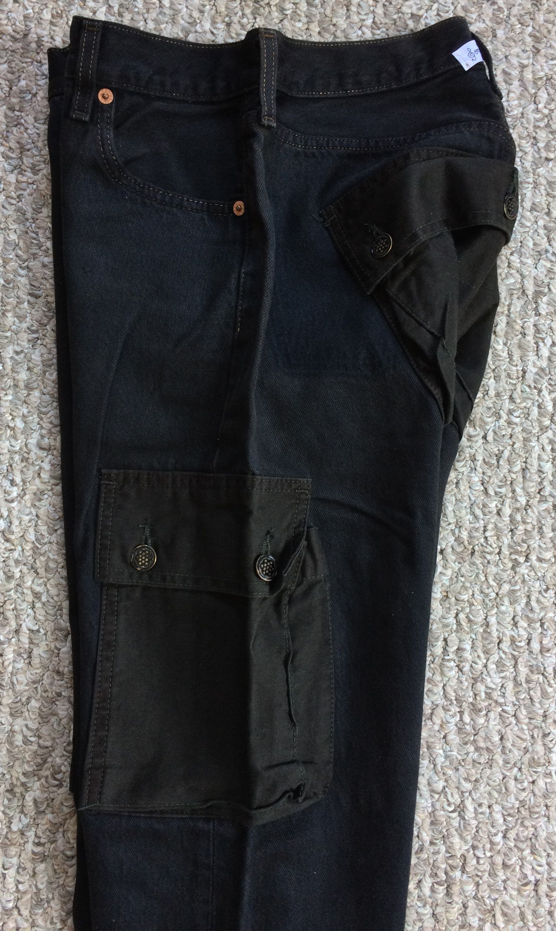 Levi's Sonic Lab Rebuild Hybrid Cargo Denim Size US 28 / EU 44 - 7 Thumbnail