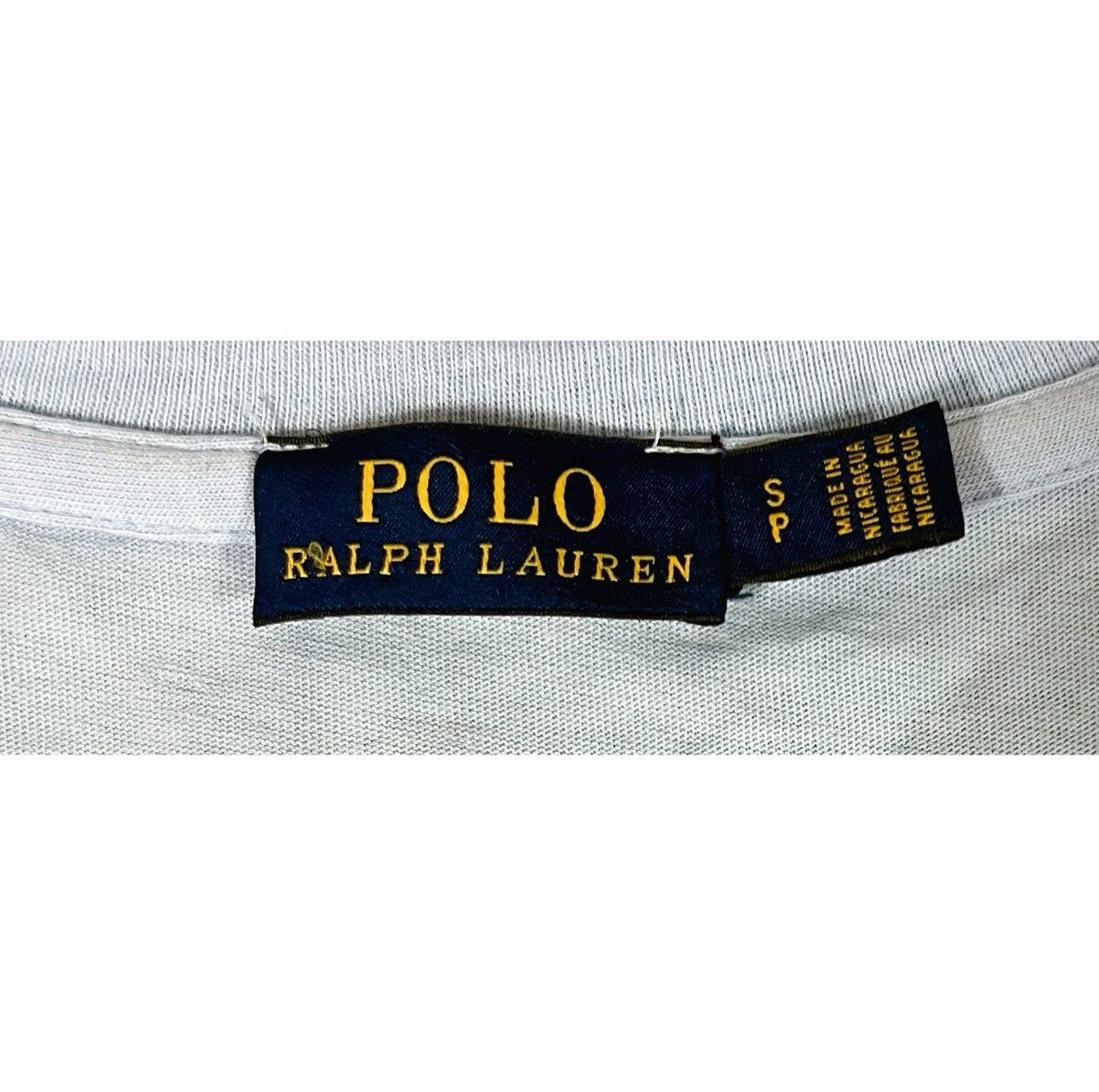 Polo Ralph Lauren Polo Ralph Lauren Blue Logo V-Neck Tee T-Shirt Top Size S 🩵 Size S / US 4 / IT 40 - 5 Thumbnail
