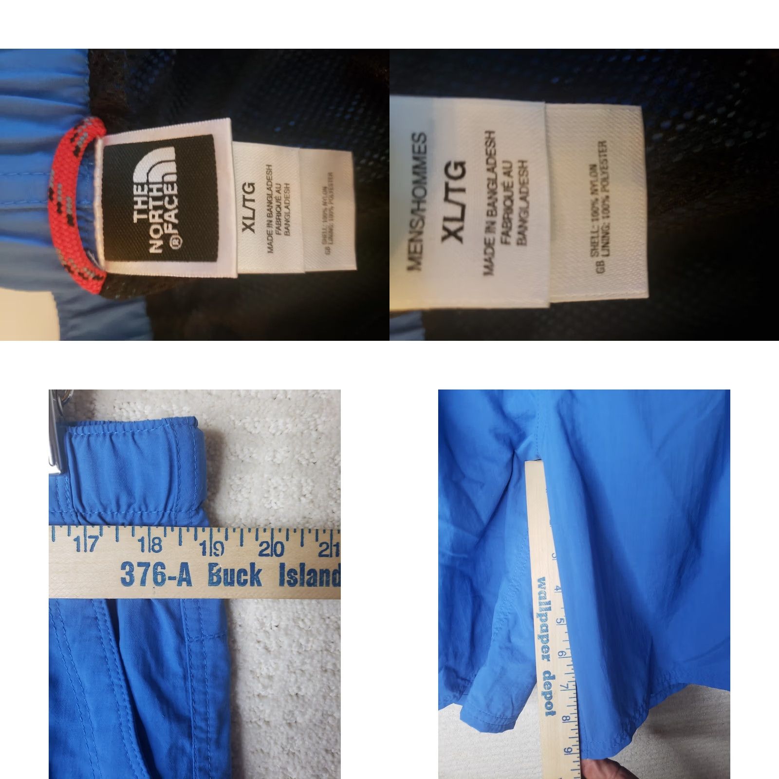 The North Face The North Face Lined Shorts Men's XL Blue Polyester Belt Built In 39"-42" W Size US 36 / EU 52 - 9 Thumbnail