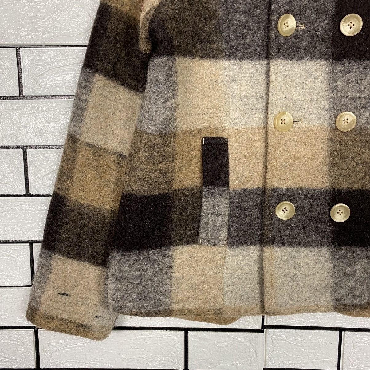 Japanese Brand 📌Vintage Wool Jacket Tartan Design Ehka Sopo Issey Miyake Size US M / EU 48-50 / 2 - 5 Thumbnail