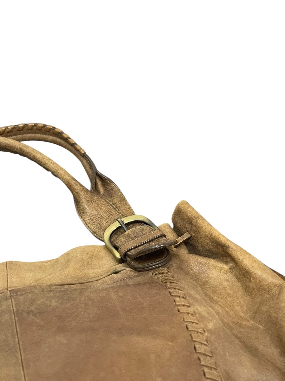 Leather Real Leather Patina Sazaby Japan Tote Shoulder Bag 9🟩 Size ONE SIZE - 17 Thumbnail