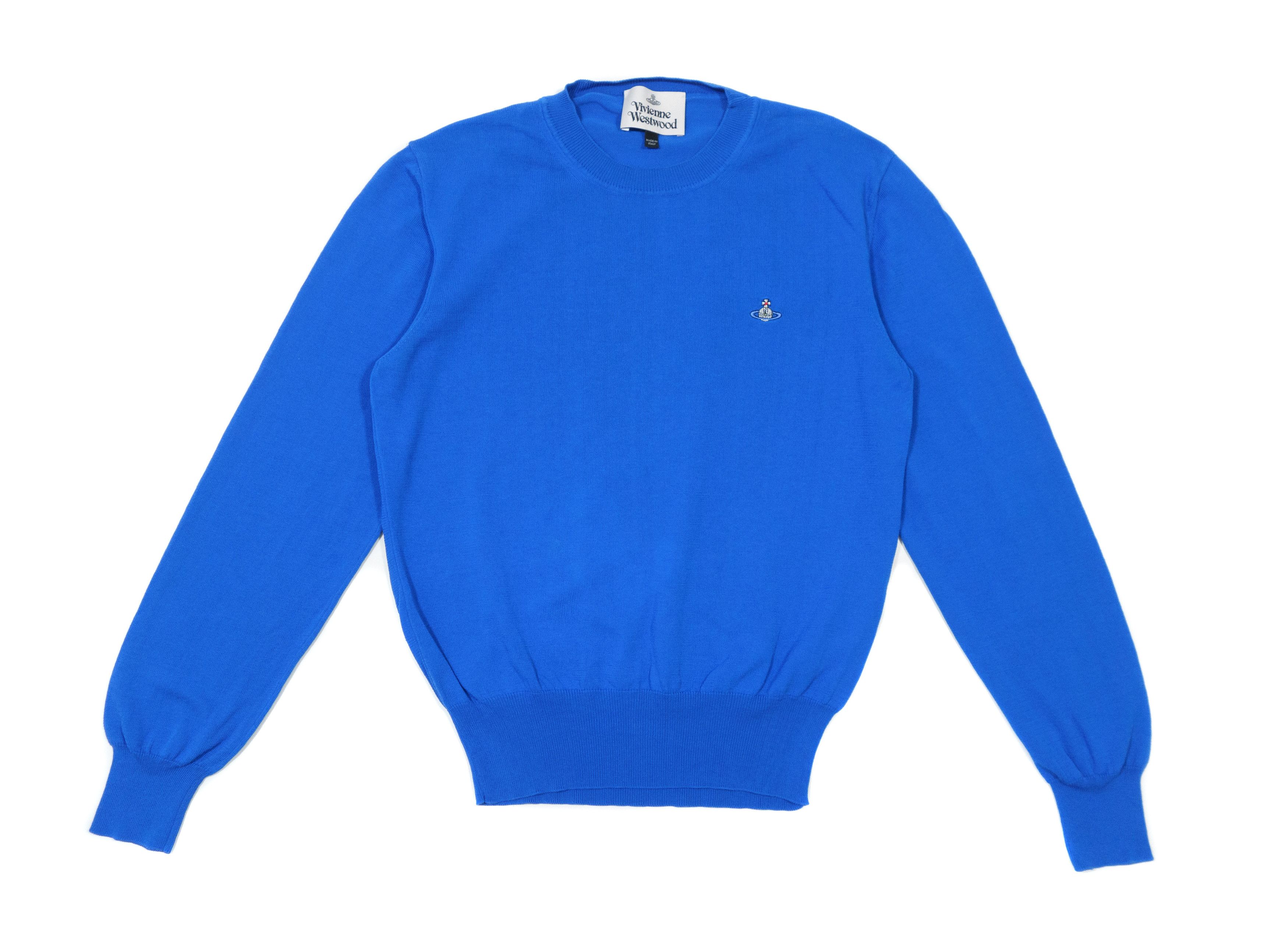 Vivienne Westwood Orb Logo Knit Crewneck Sweater Size US S / EU 44-46 / 1 - 1 Thumbnail
