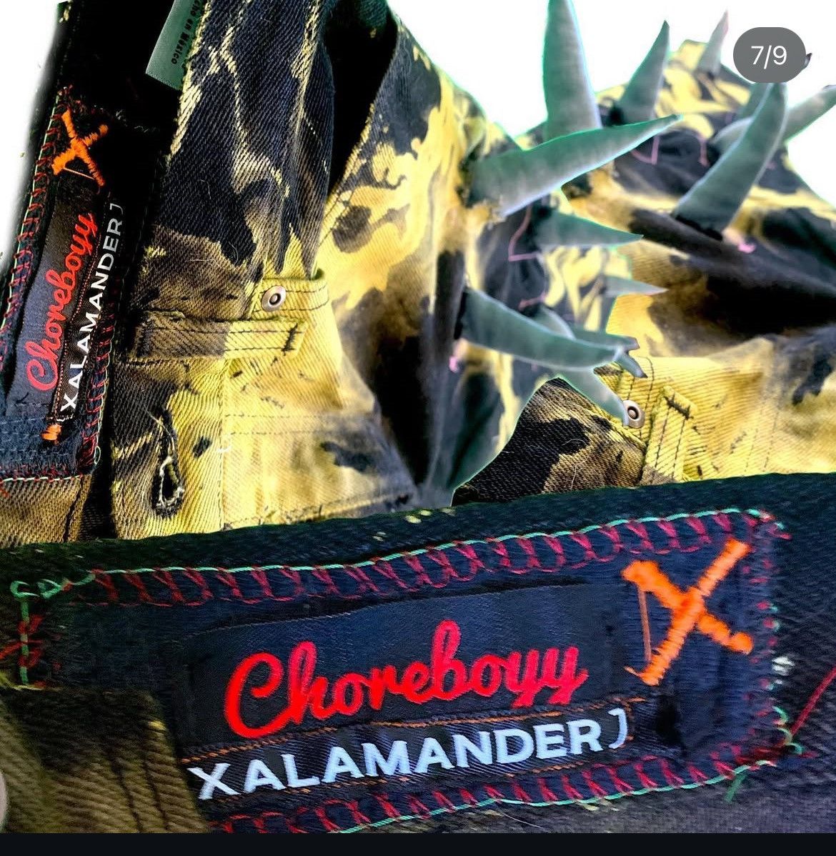 Designer Xxalamander X Choreboyy Thrasher Denim Size US 29 - 7 Thumbnail