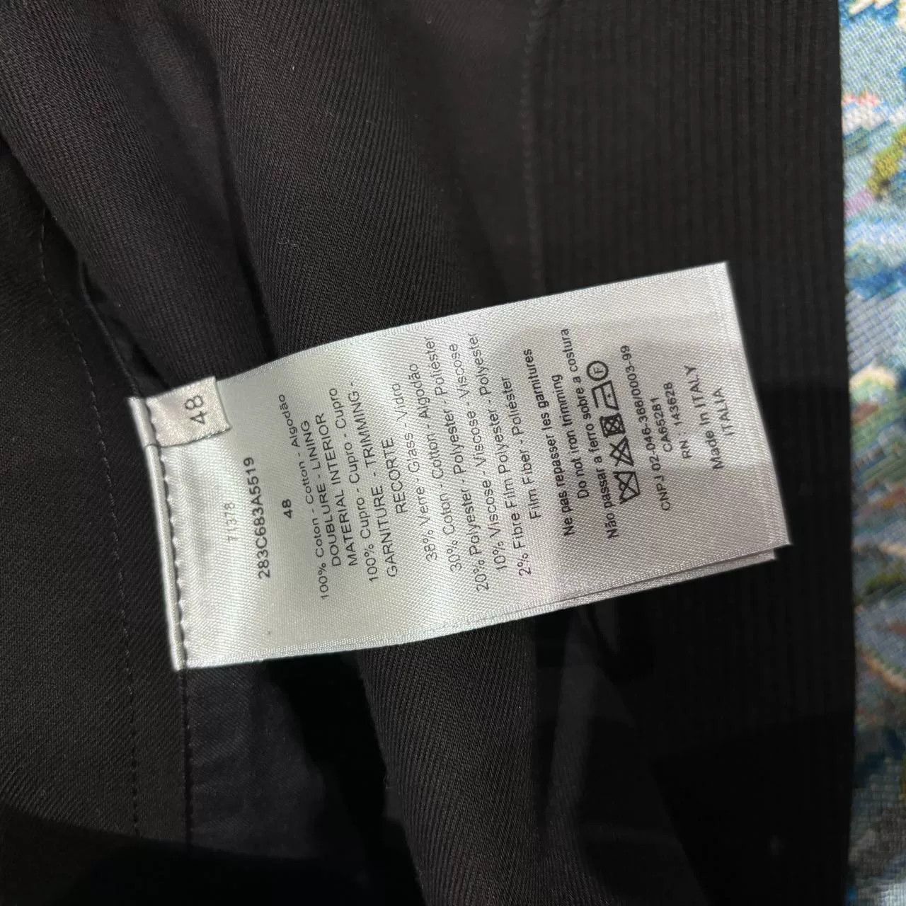 Dior dior x travis scott black embroidered sweatshirt Size US L / EU 52-54 / 3 - 5 Thumbnail