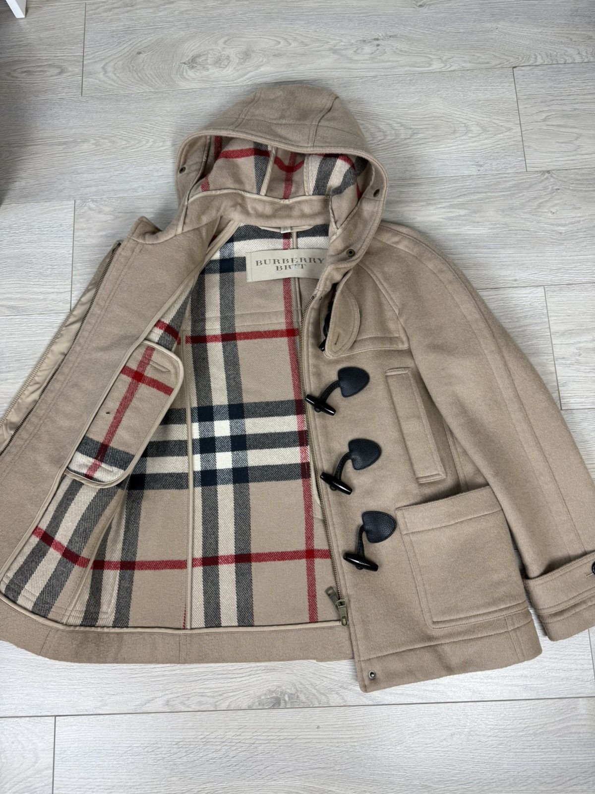 Burberry Burberry Nova Check short Duffle Coat Jacket Size XS / US 0-2 / IT 36-38 - 2 Thumbnail