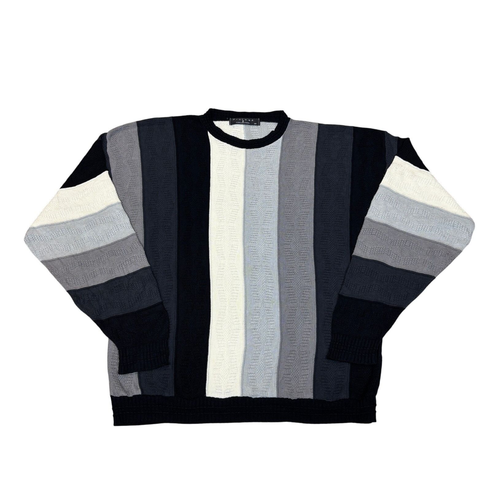 Protege × Vintage Vintage Protege 3D Textured Sweater Mens M 90s Biggie Cosby Size US M / EU 48-50 / 2 - 1 Thumbnail