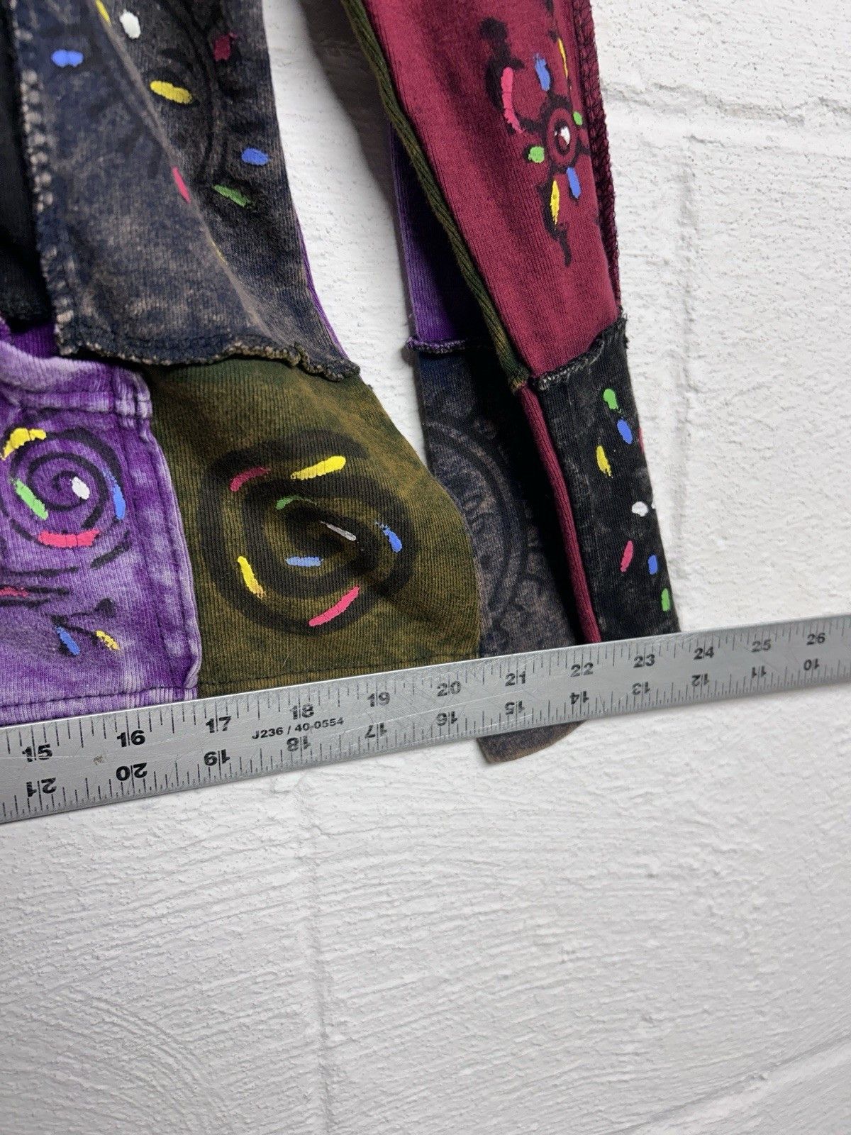 Vintage Hippie Patchwork Painted Boho Zip Up Hoodie Size S/M Women’s Size S / US 4 / IT 40 - 9 Thumbnail