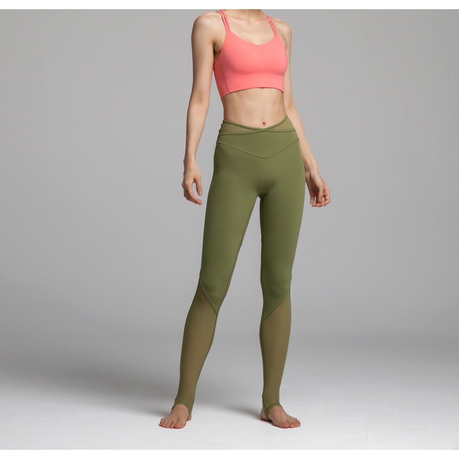 Lululemon Lululemon Nulu Crisscross Mesh Stirrup Tight Leggings Sz 10 Size 32" / US 10 / IT 46 - 12 Thumbnail