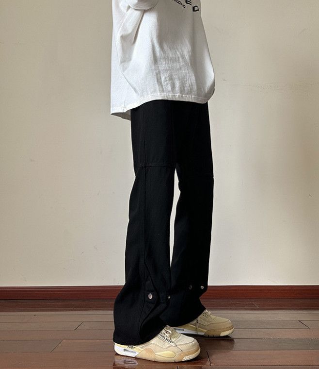 Japanese Brand High Street Men's Button-Down Flare Work Jeans Y2K Size US 32 / EU 48 - 3 Thumbnail