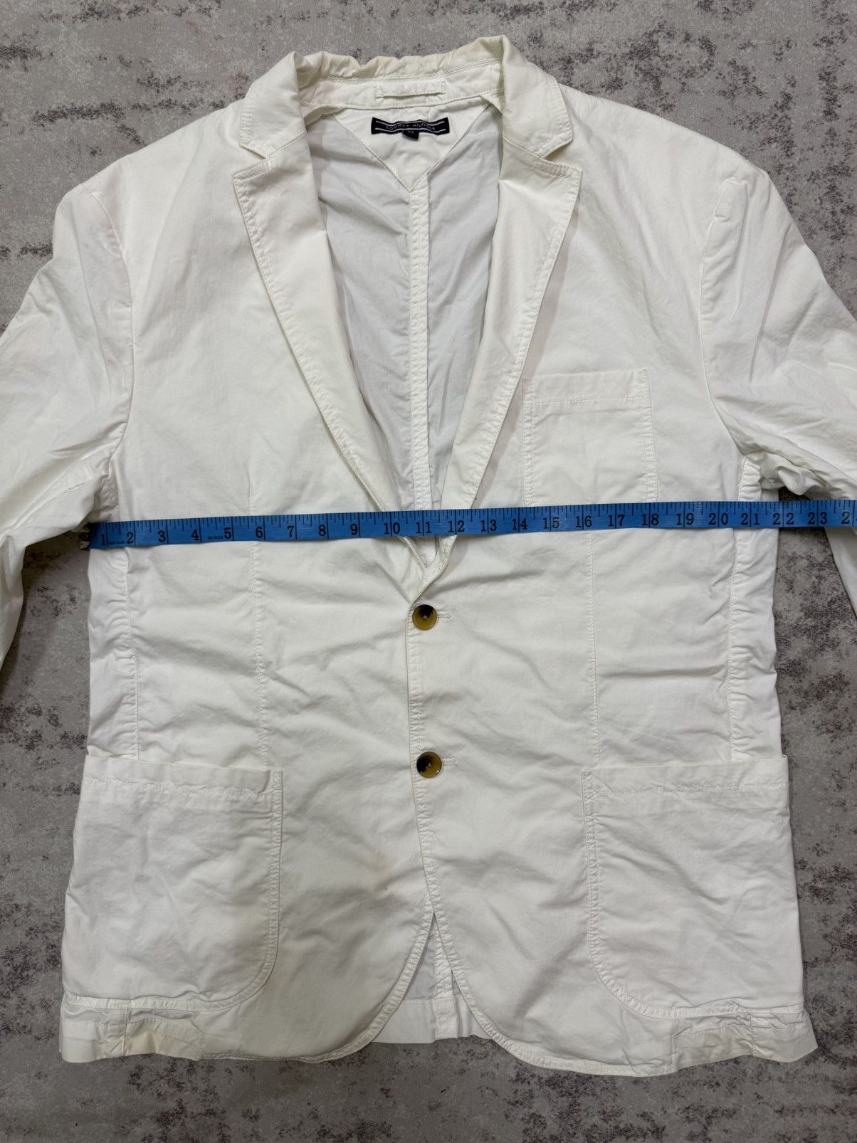 Tommy Hilfiger Tommy Hilfiger Open Colar Blazer Jacket Cotton Size US M / EU 48-50 / 2 - 20 Thumbnail