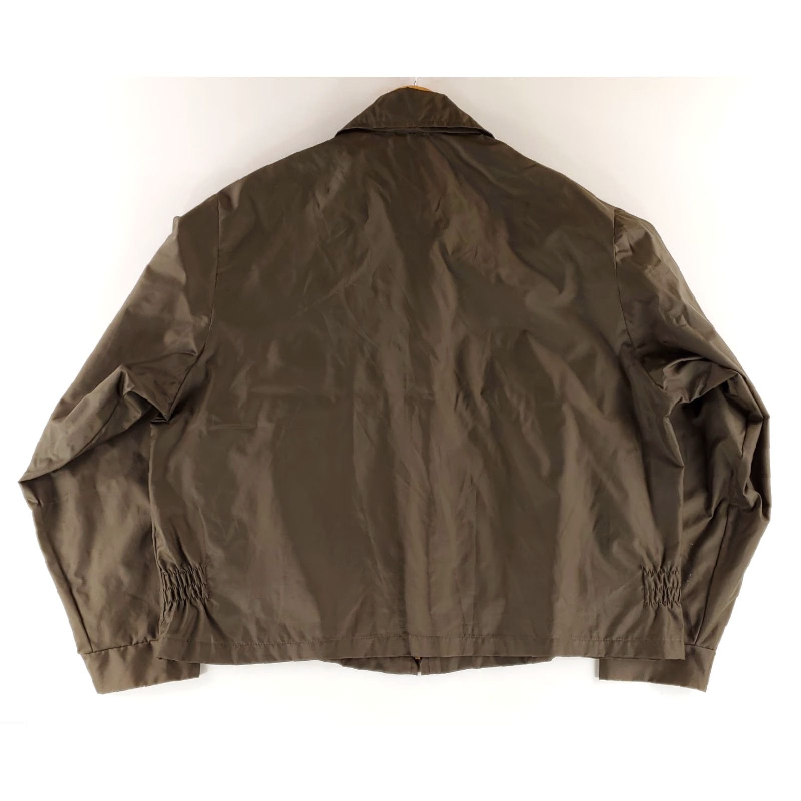 Vintage VINTAGE Horace Small Jacket 100% Nylon Full Zip Rain Brown Mens XXL Bomber Jacket Size US XXL / EU 58 / 5 - 7 Thumbnail