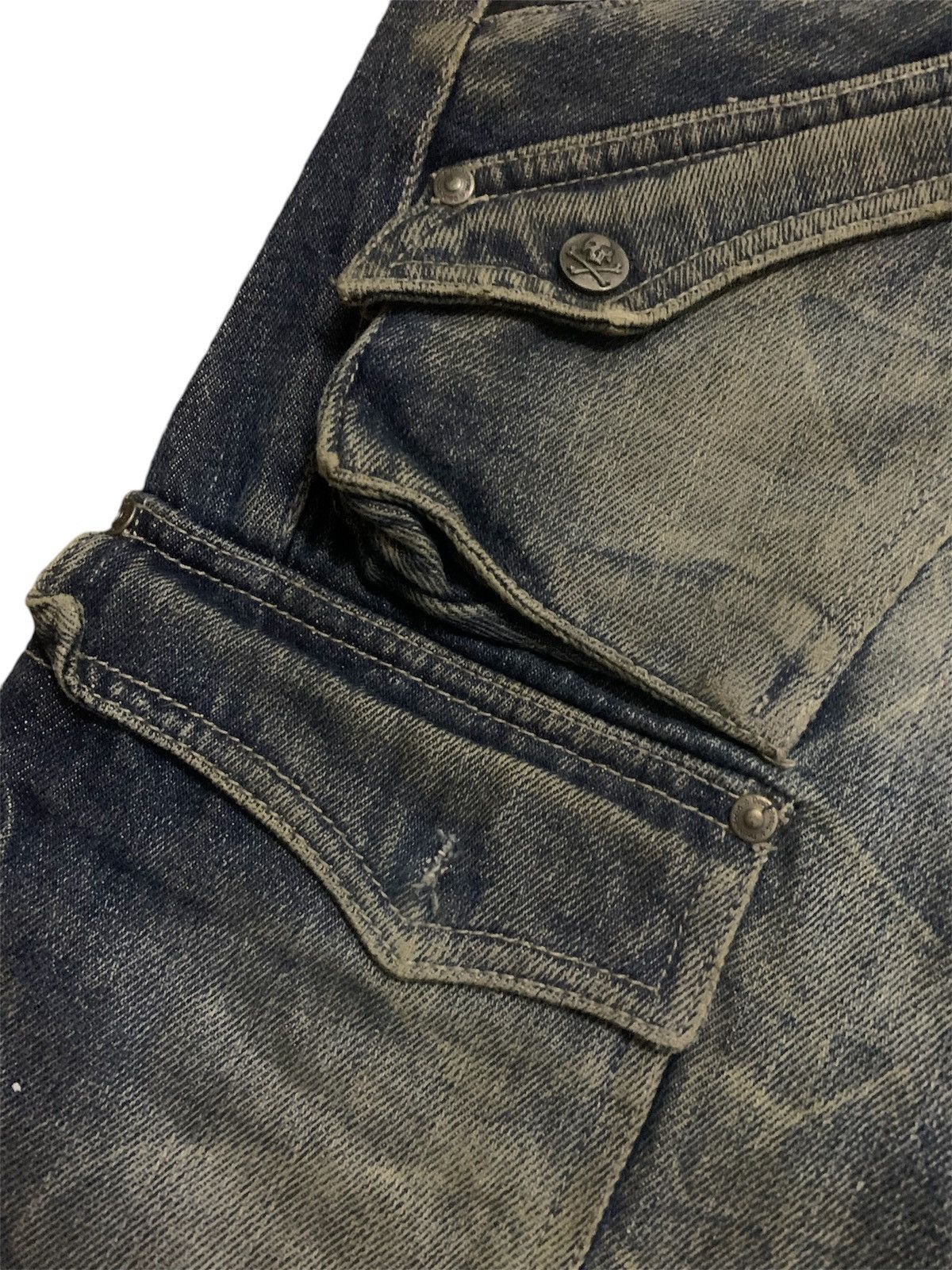 semanticdesign 💥Vintage Japanese Doublefocus Cargo Blue Denim Size US 32 / EU 48 - 4 Thumbnail