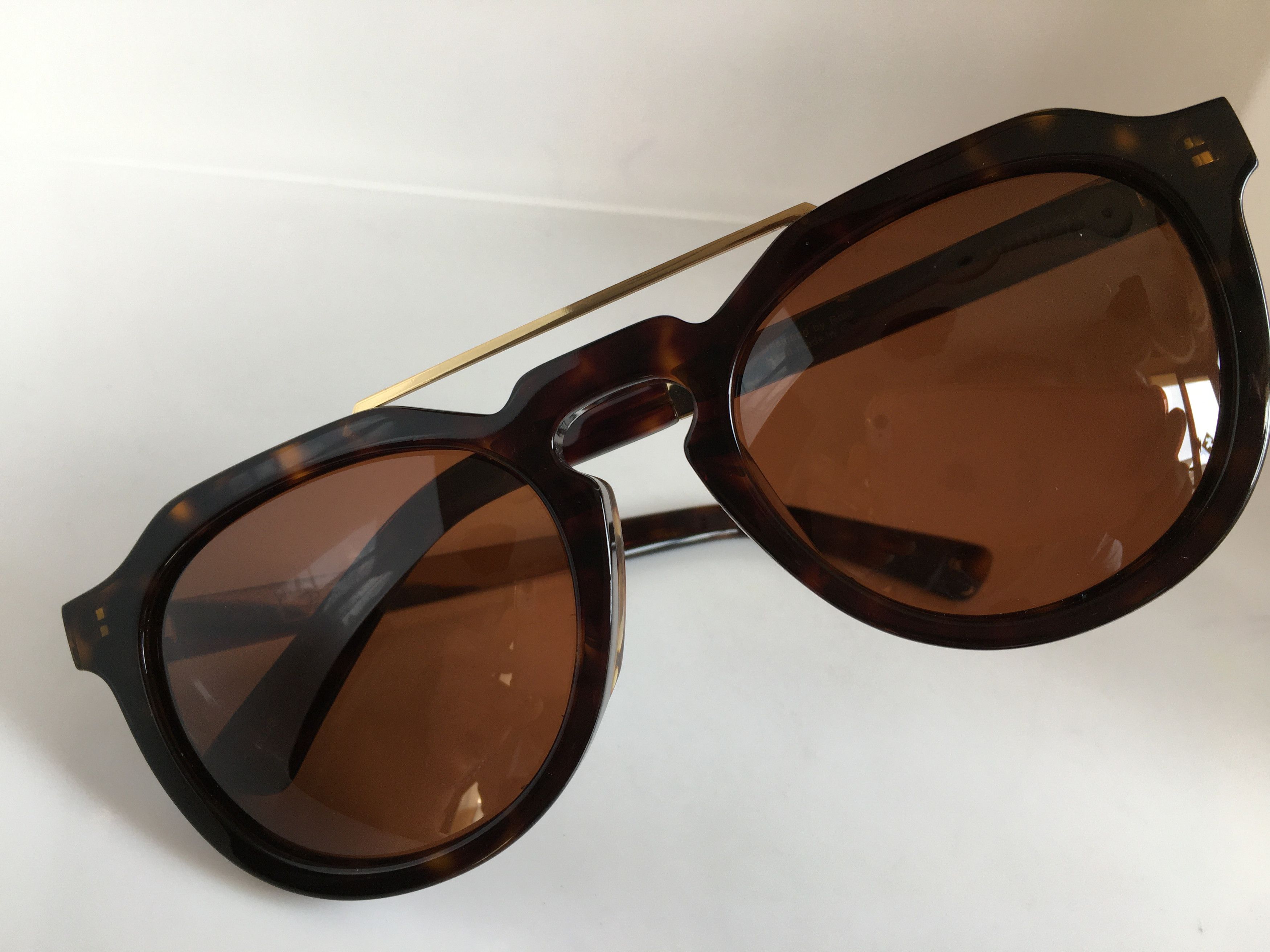 Other Rain Handmade Tortoise Acetate PREPPY Sunglasses Size ONE SIZE - 4 Thumbnail