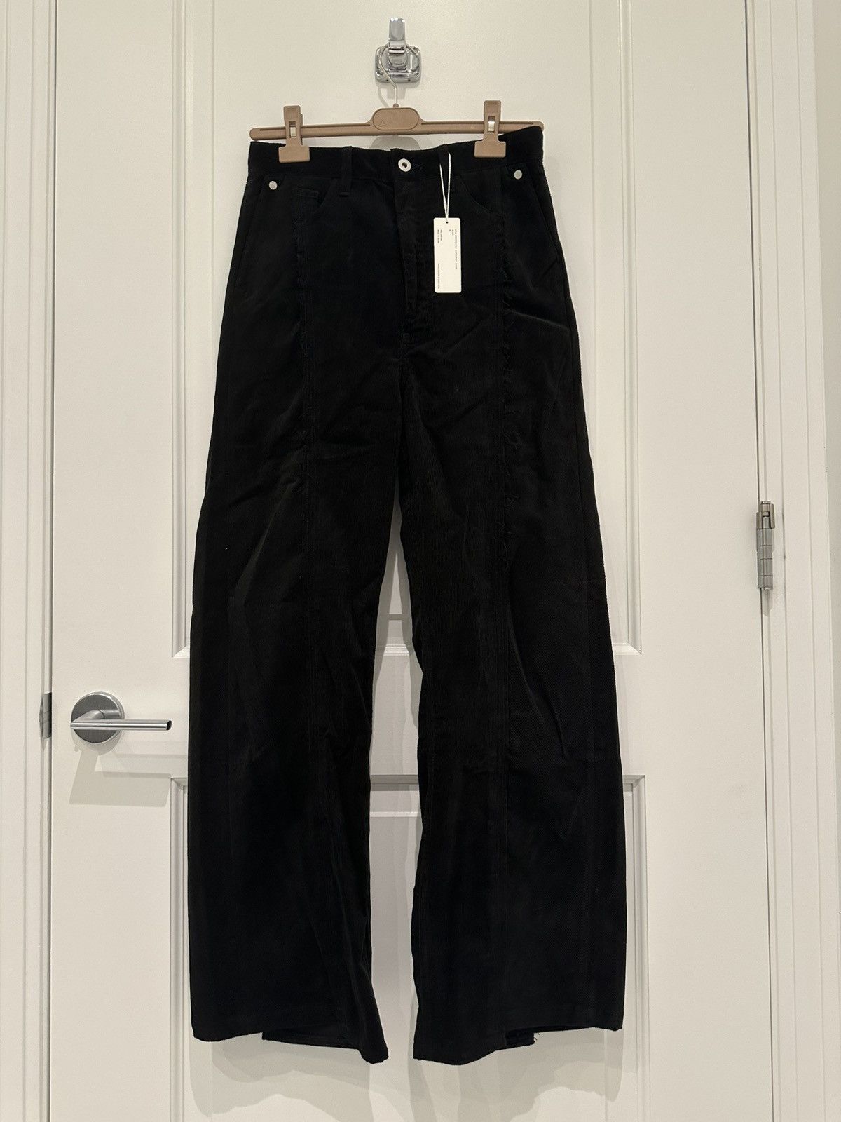 Vuja De Liam Misdirected Corduroy Jeans In Black Size US 31 - 4 Thumbnail