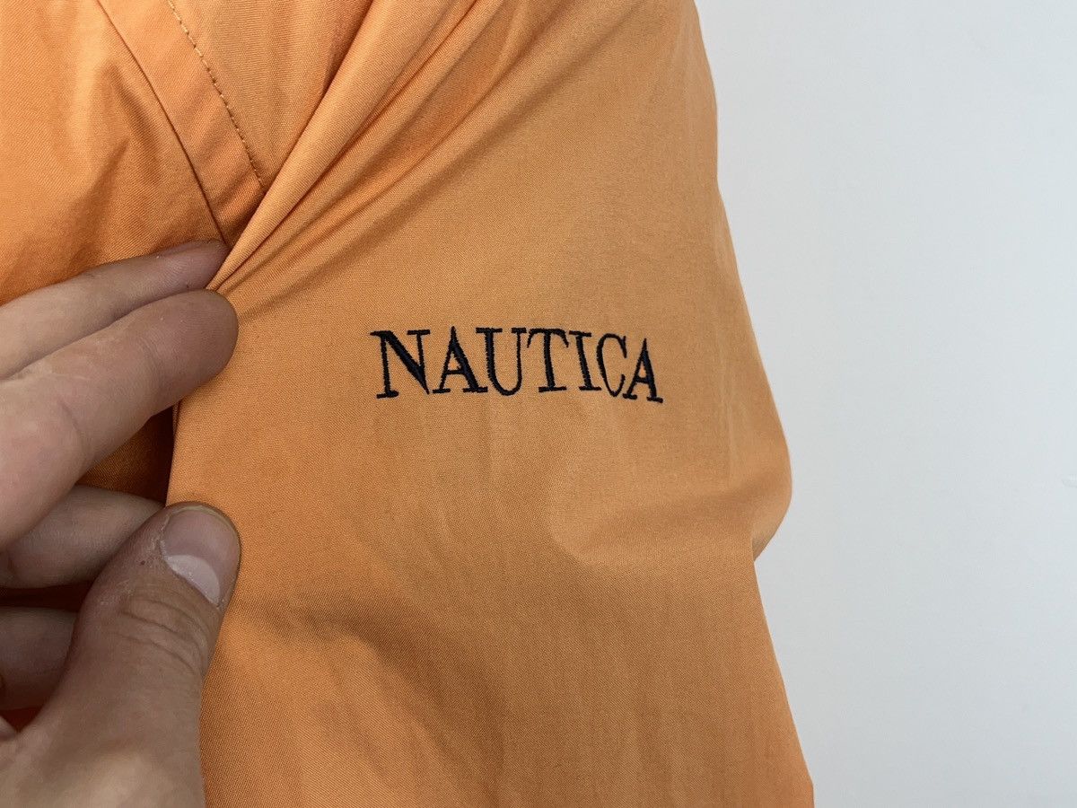 Nautica × Vintage Nautica Vintage Orange Hooded Jacket Size L Size US L / EU 52-54 / 3 - 7 Thumbnail