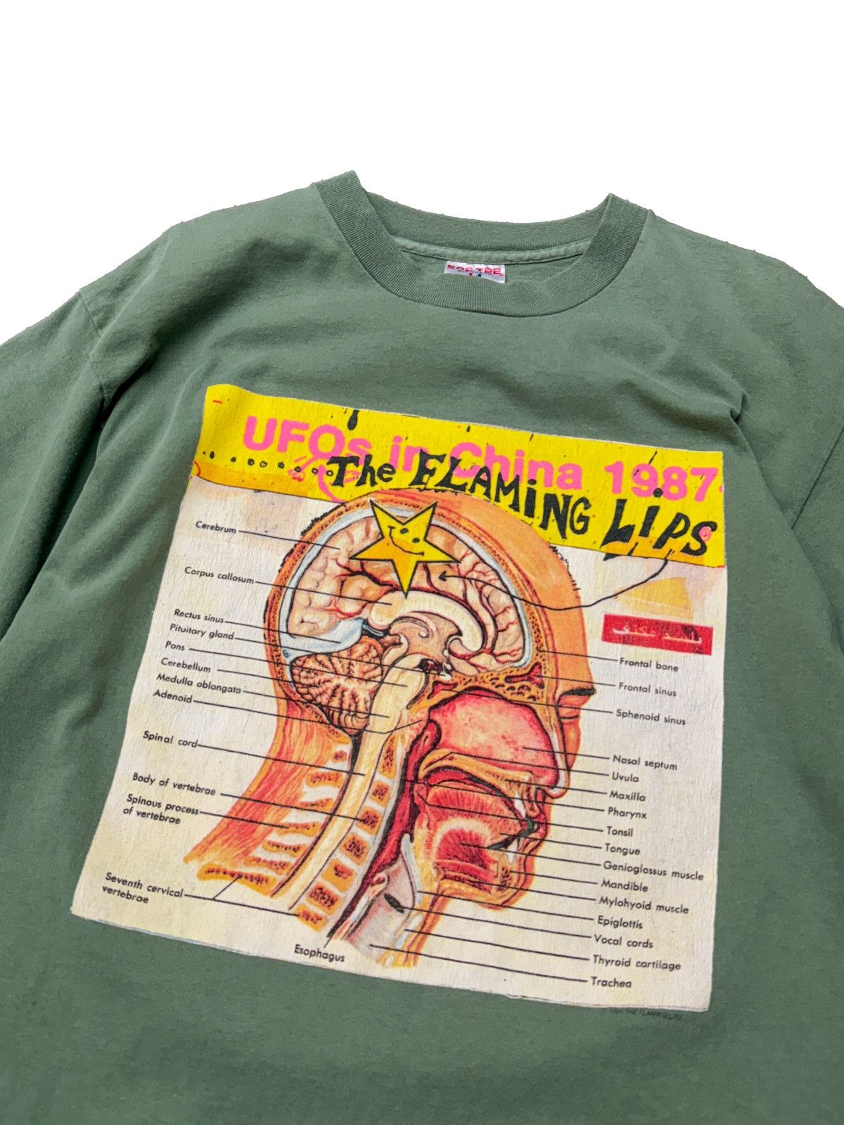 Band Tees × Designer × Vintage 1994 The Flaming Lips “UFOs In China” Band T-Shirt Size US XL / EU 56 / 4 - 5 Thumbnail
