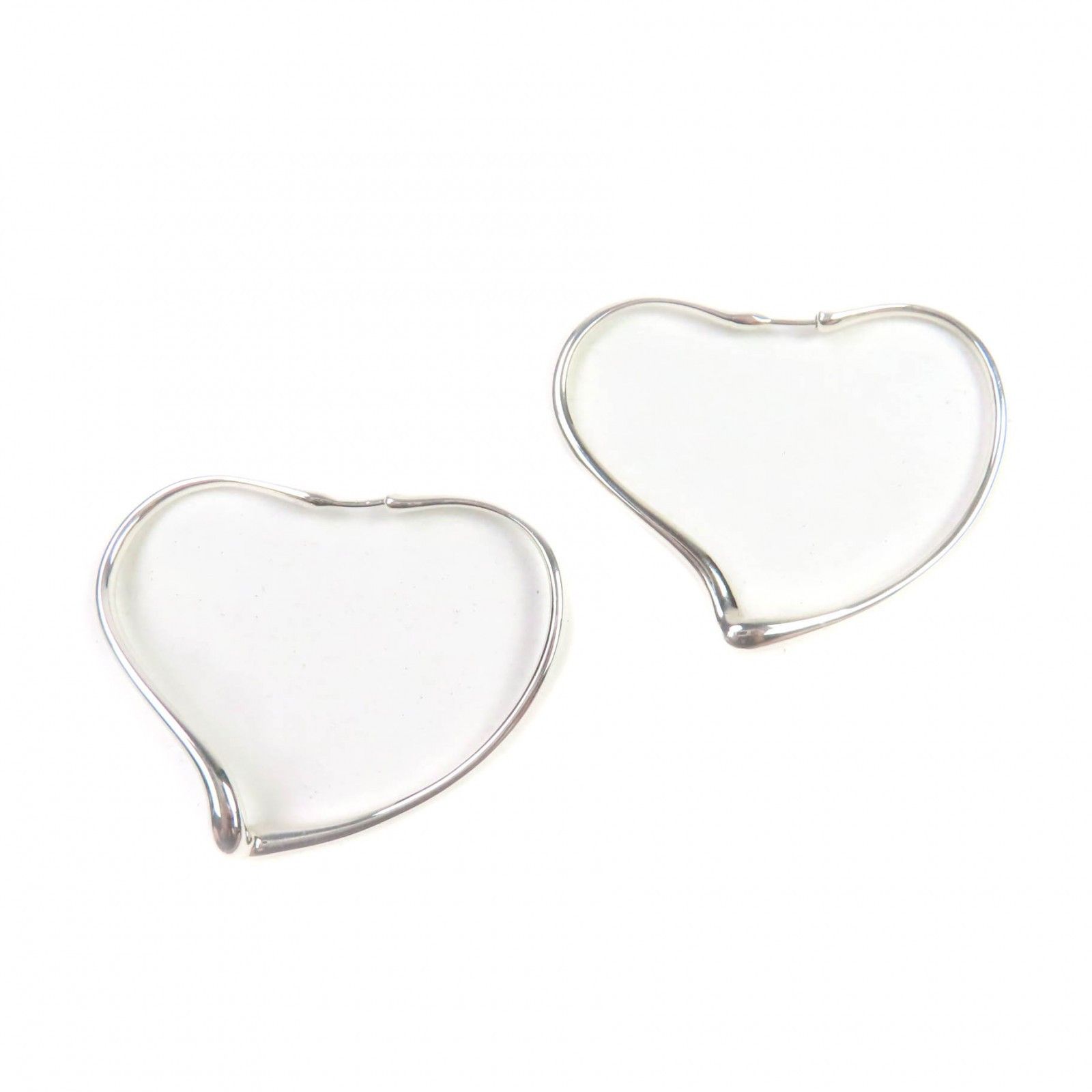 Tiffany & Co. Tiffany & Co. Tiffany&Co. Open Heart Silver 925 Earrings Metal Earrings DUTY FREE for USA Size ONE SIZE - 1 Thumbnail