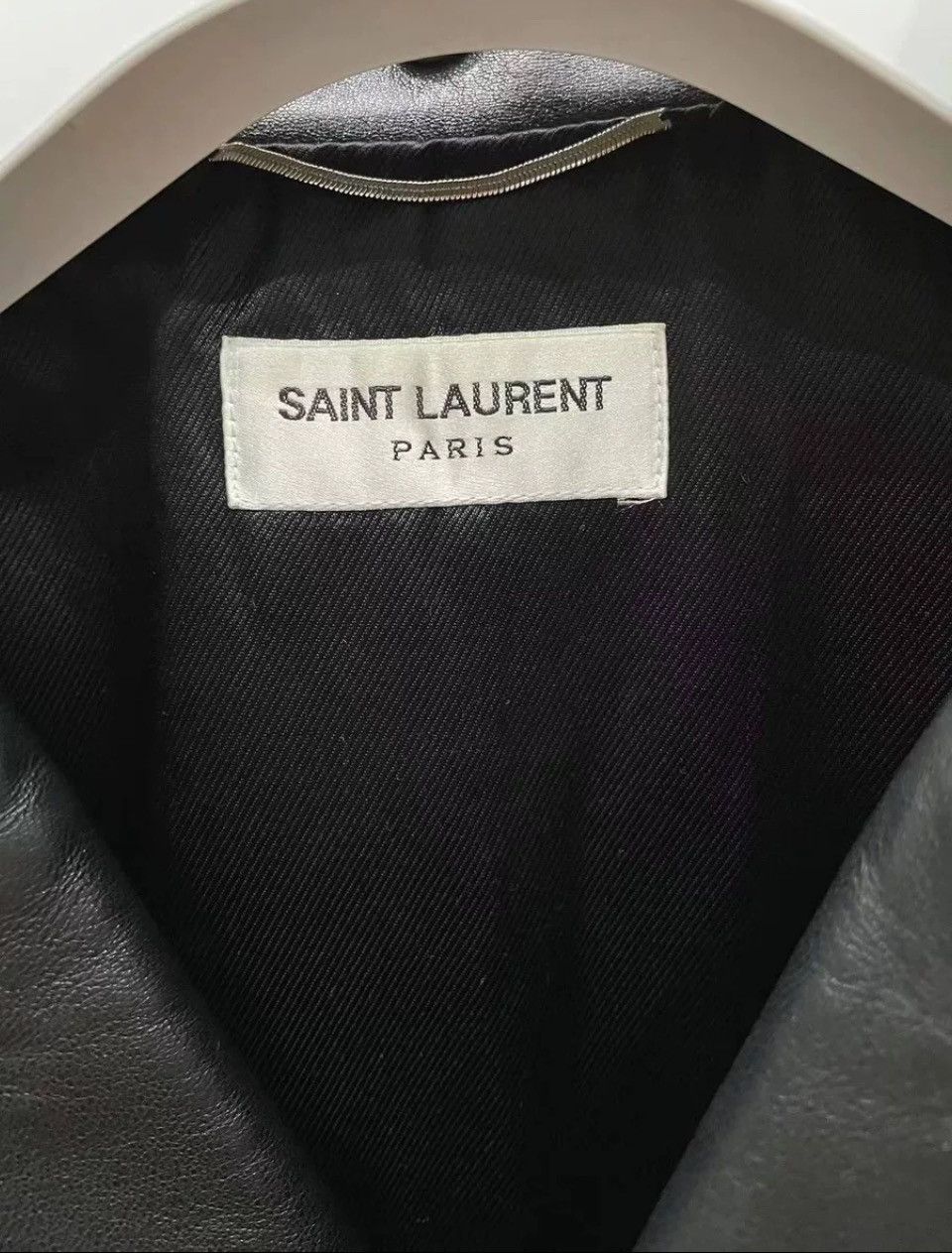 Saint Laurent Paris Saint Laurent Paris Sheepskin motorcycle leather jacket Size US S / EU 44-46 / 1 - 3 Thumbnail