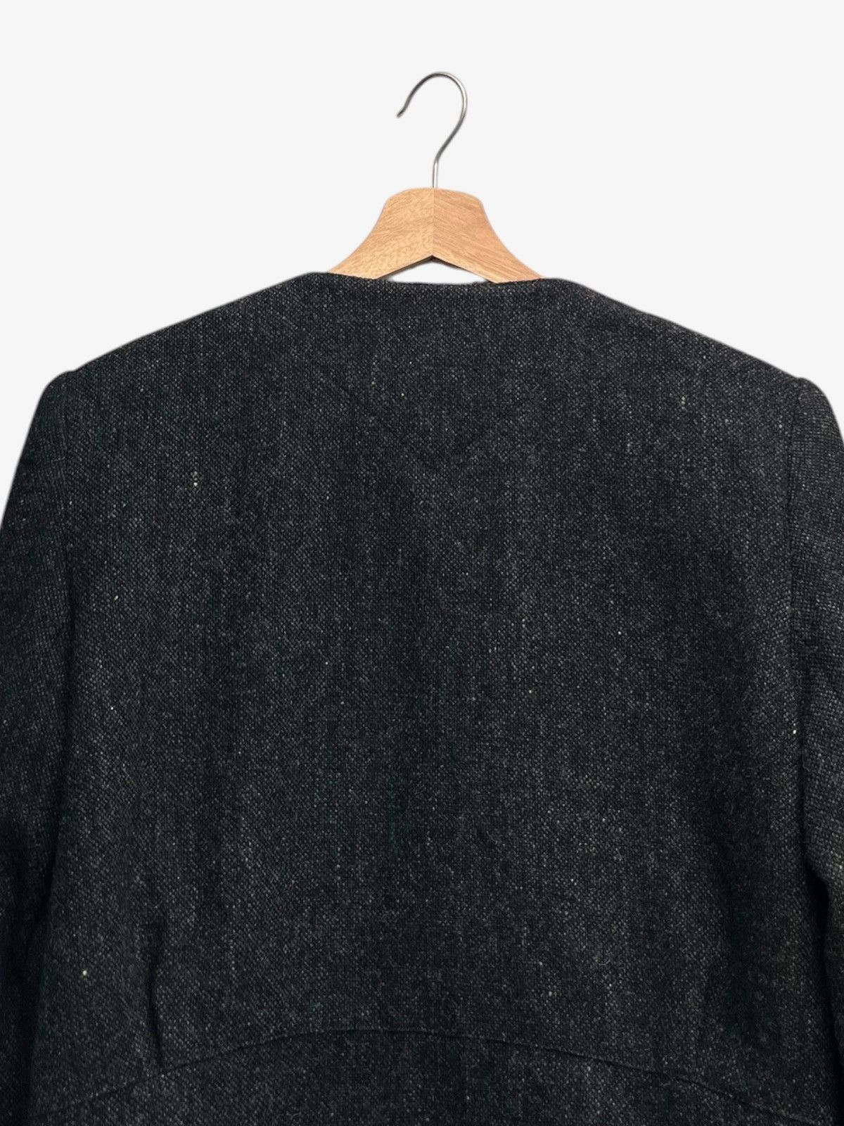 Calvin Klein Calvin Klein by Onward Collarless Tweed Wool Utility Shacket Size L / US 10 / IT 46 - 8 Thumbnail