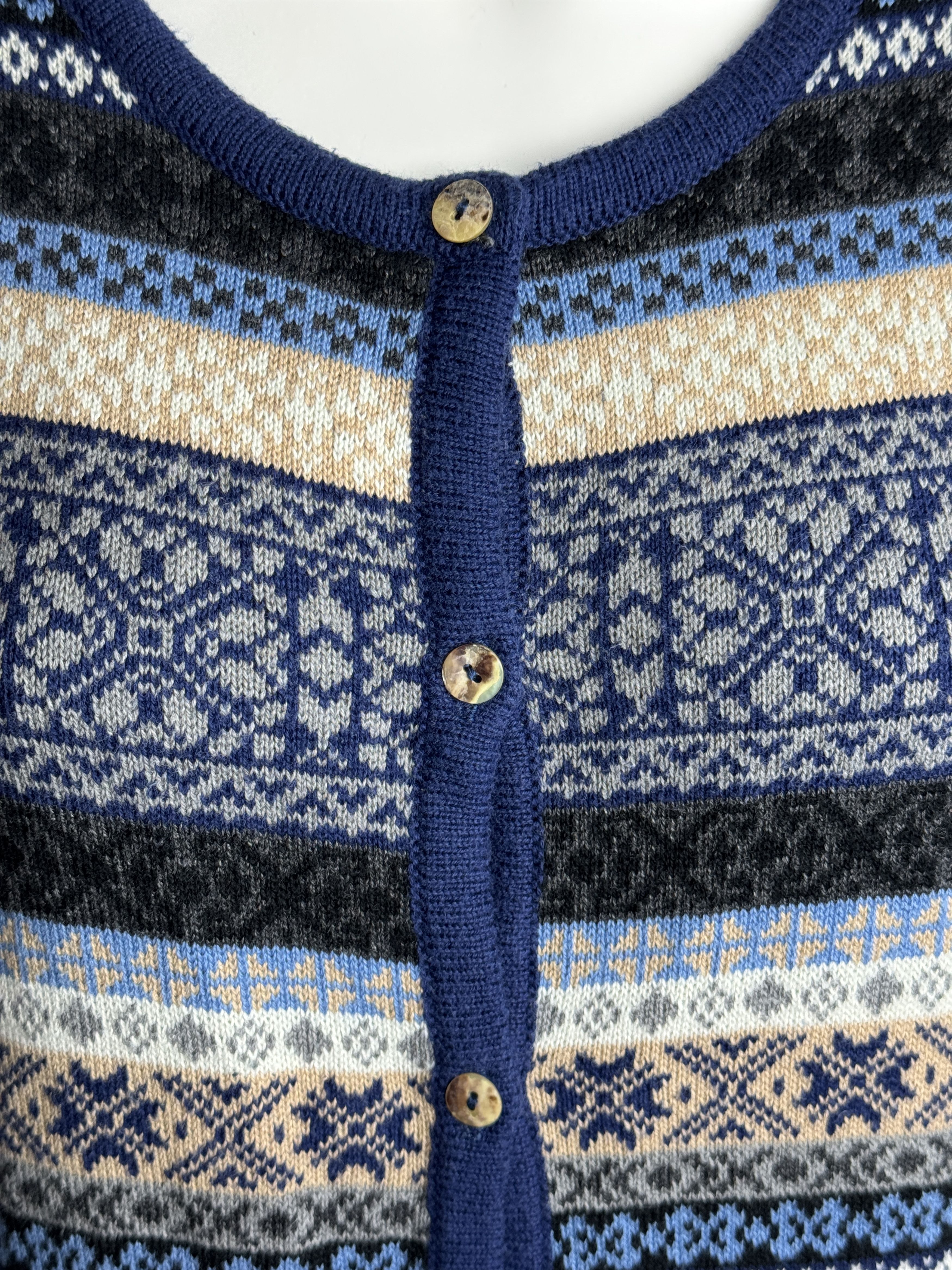 Other SKOVHUUS women’s Nordic pattern cardigan Size L / US 10 / IT 46 - 4 Thumbnail