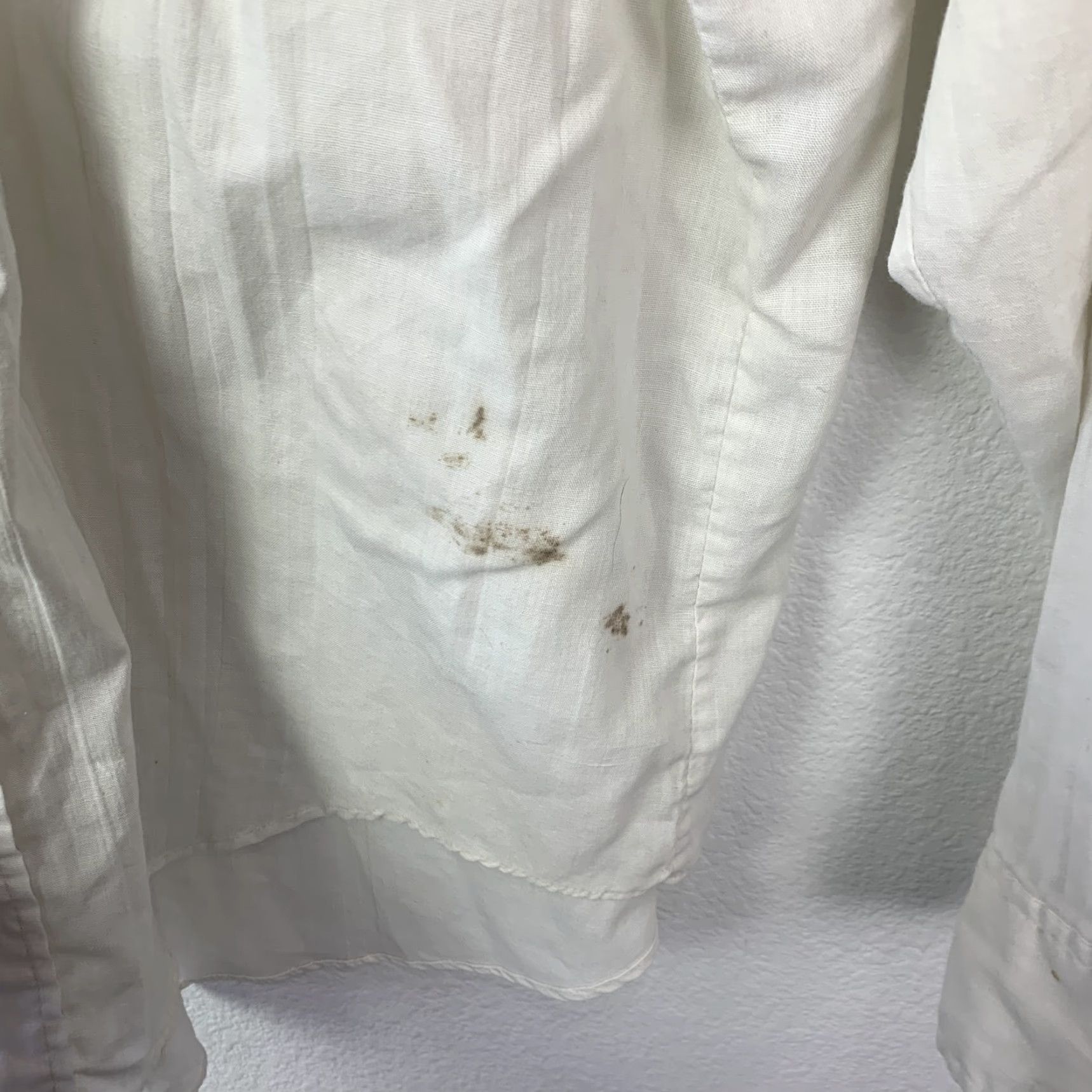 Vintage VINTAGE DUDE by Cambridge Mens White Western Shirt Braided Trim Large Size US L / EU 52-54 / 3 - 5 Thumbnail
