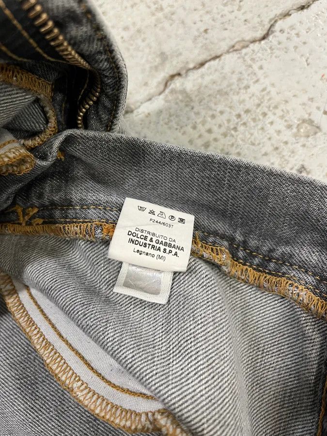 Dolce & Gabbana AW2003 Dolce & Gabbana Grey Anatomic Zip Bondage Denim Jeans Size US 32 / EU 48 - 14 Thumbnail